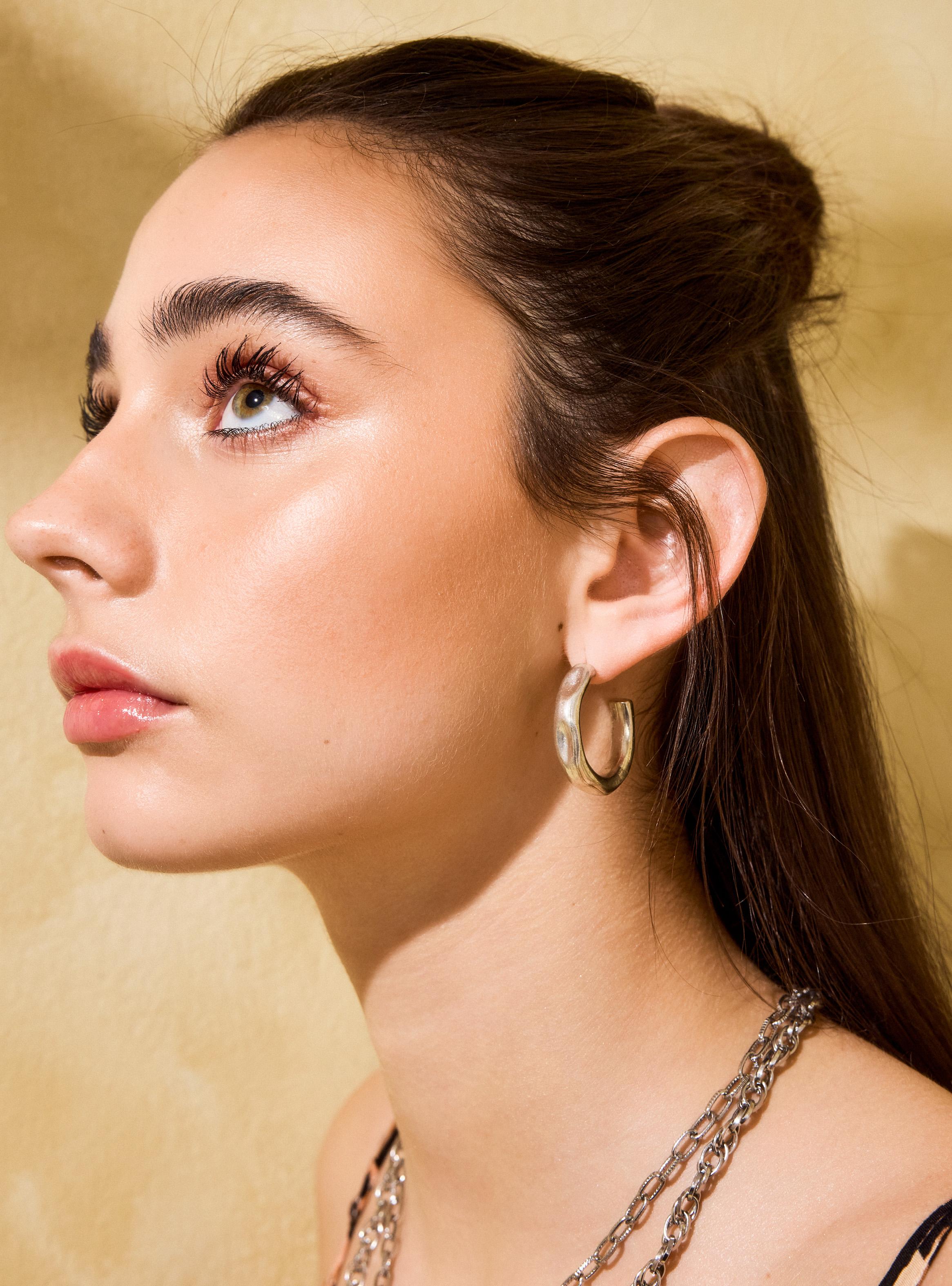Aros Efecto Martillado Metal-2