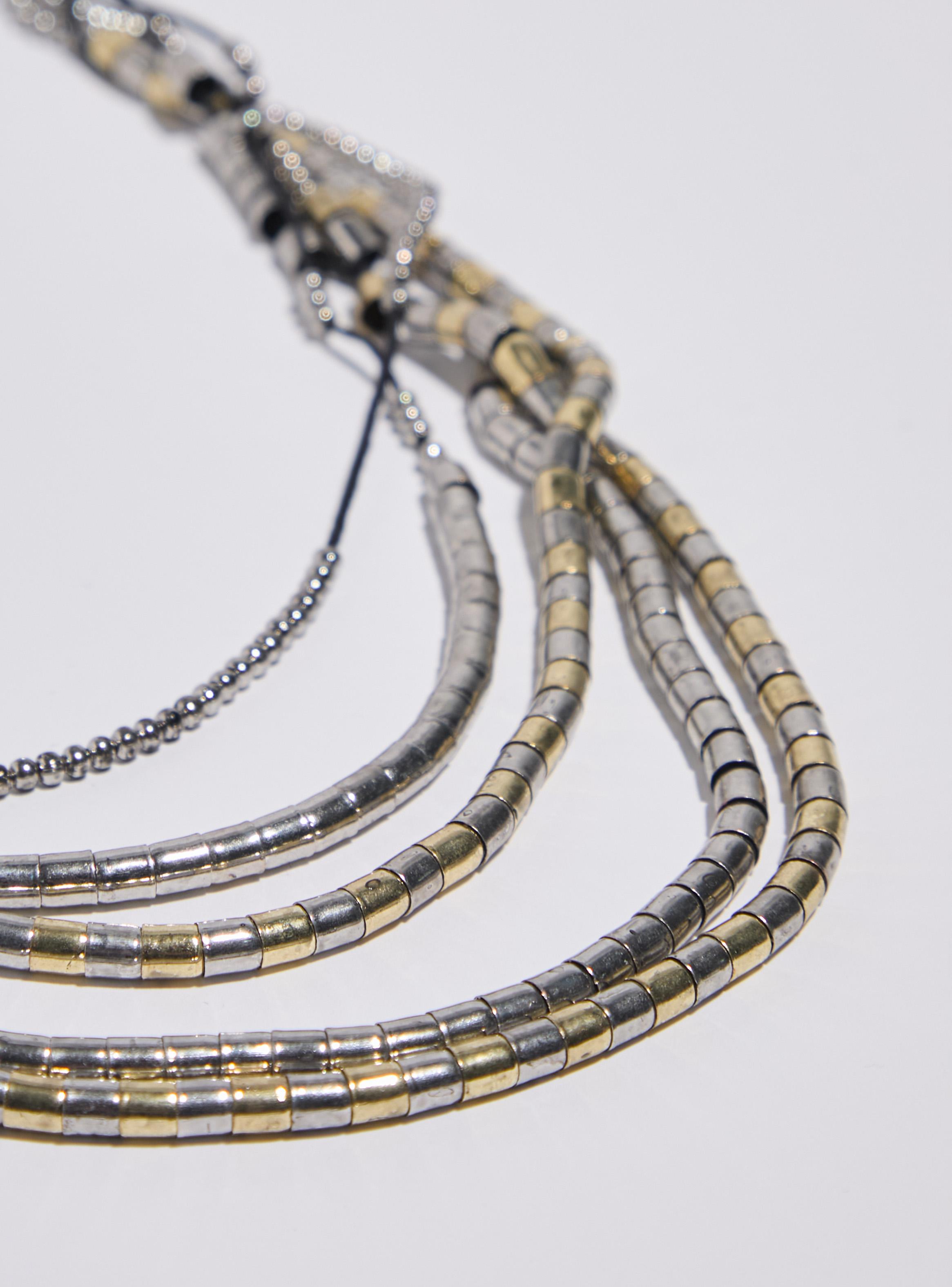 Collar Mostacillas Metal-1