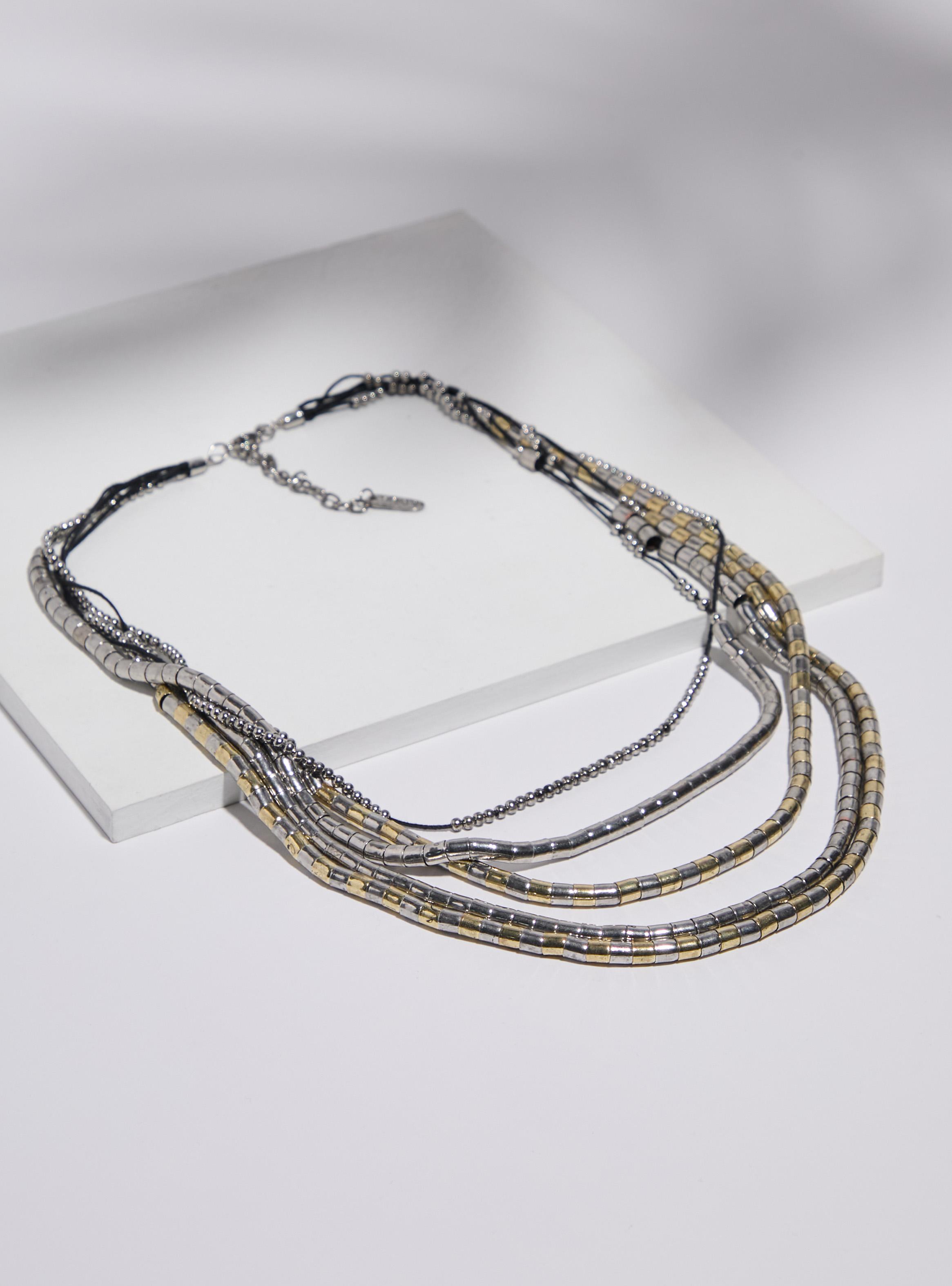 Collar Mostacillas Metal-0