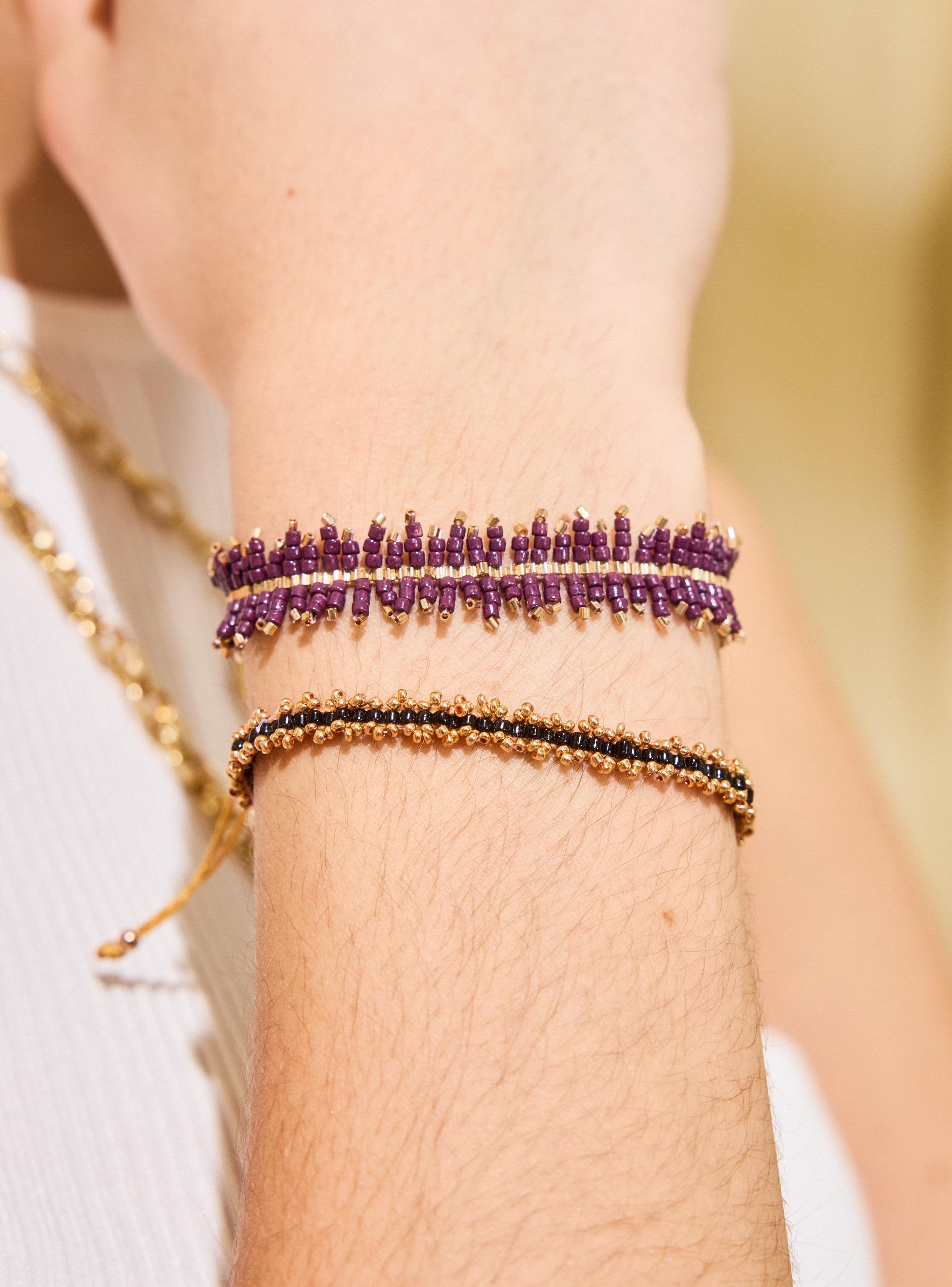 Pulsera Mix Mostacillas con Tira Ajustable-3