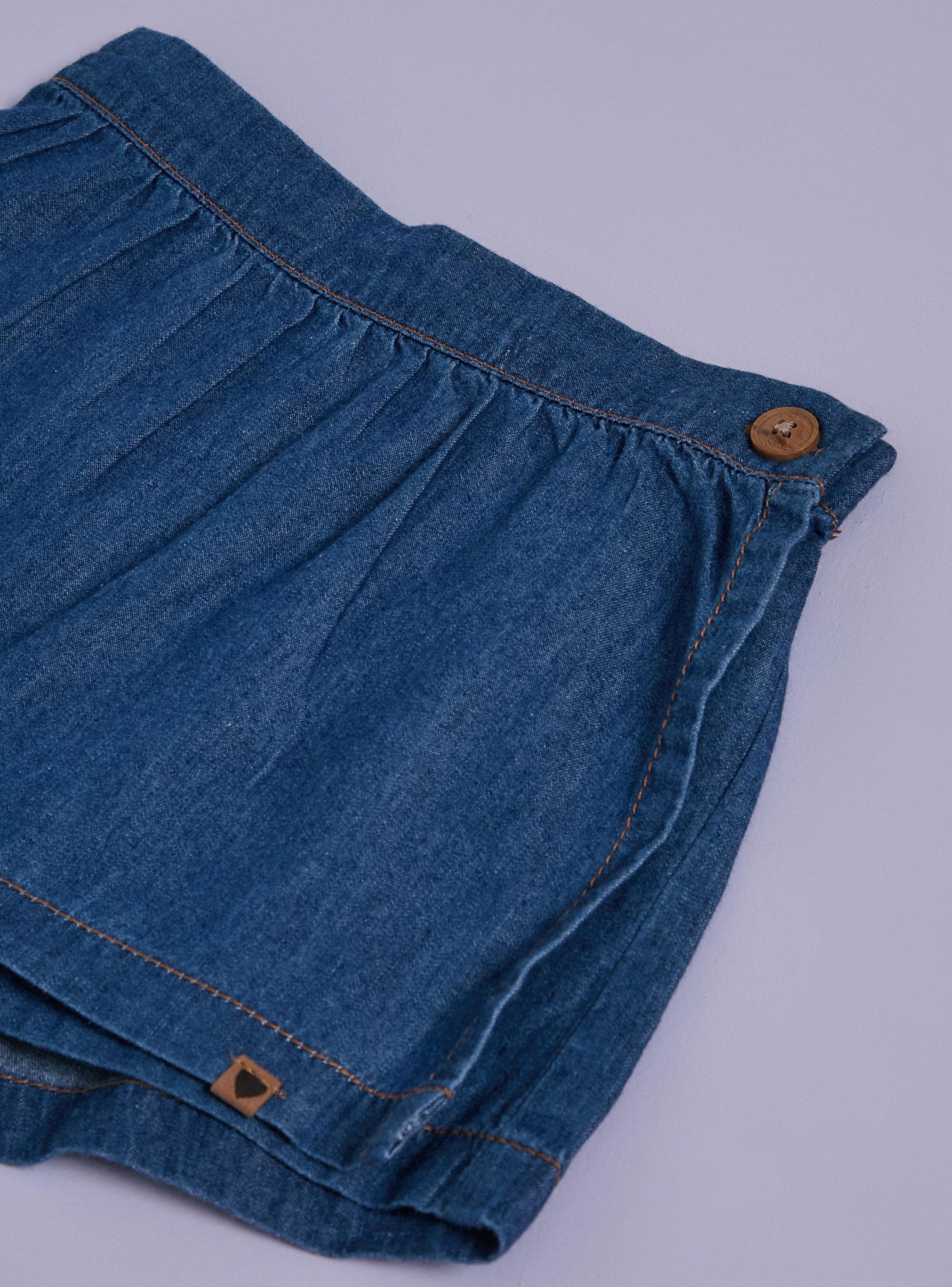 Short Falda Short de Mezclilla-2