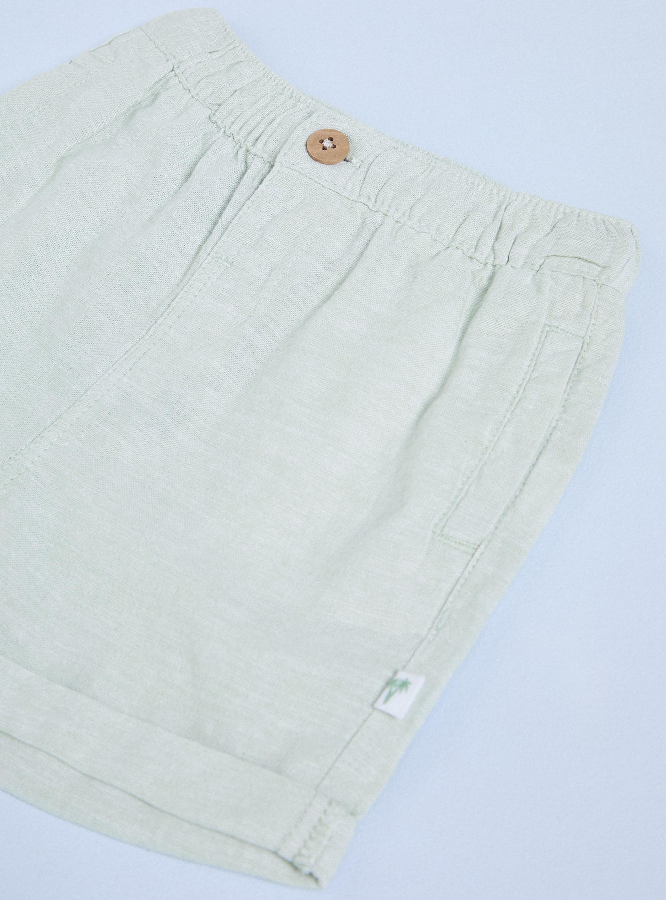 Short de Lino con Botón-2