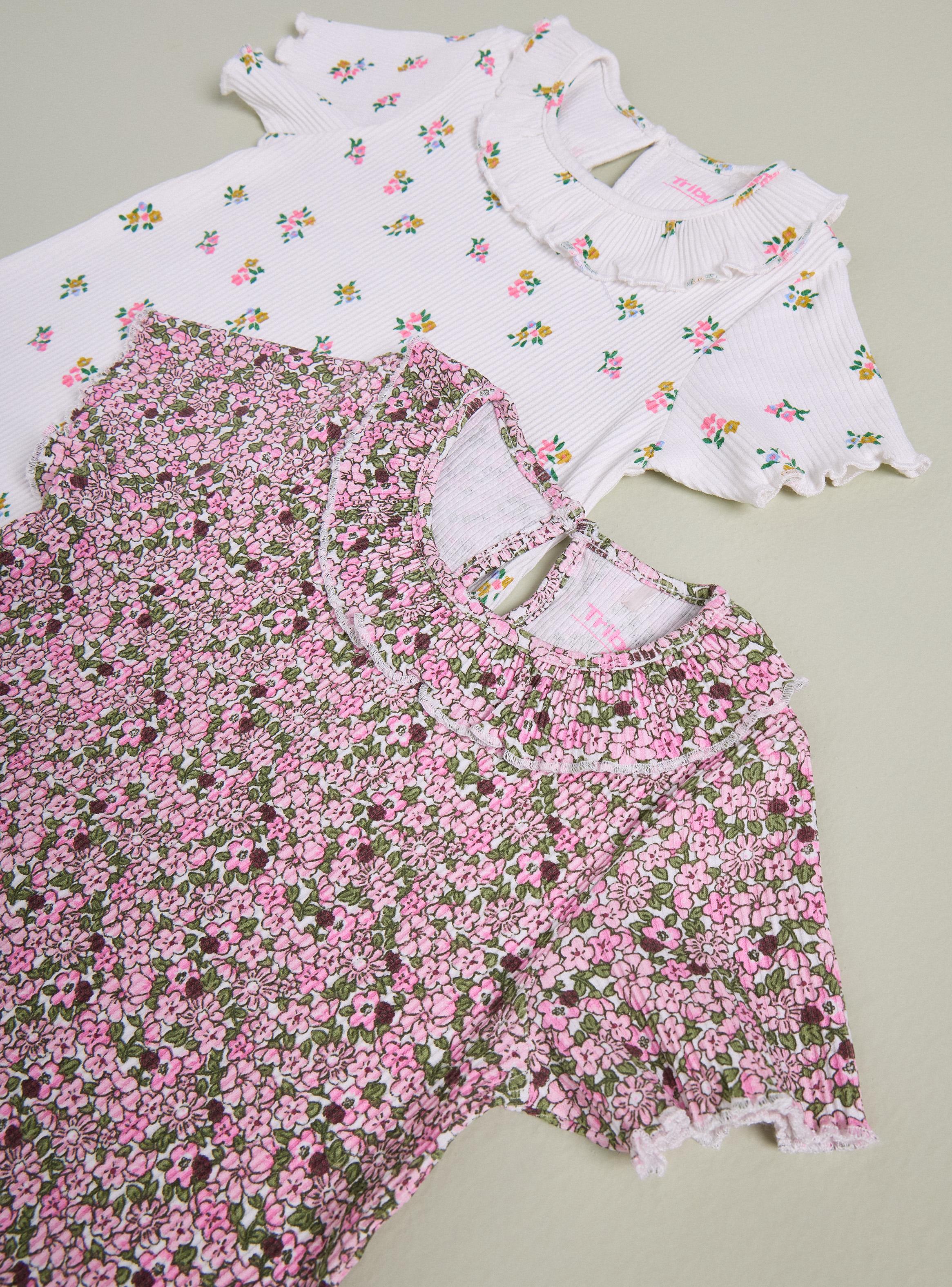 Polera Bipack de Rib Estampada-2