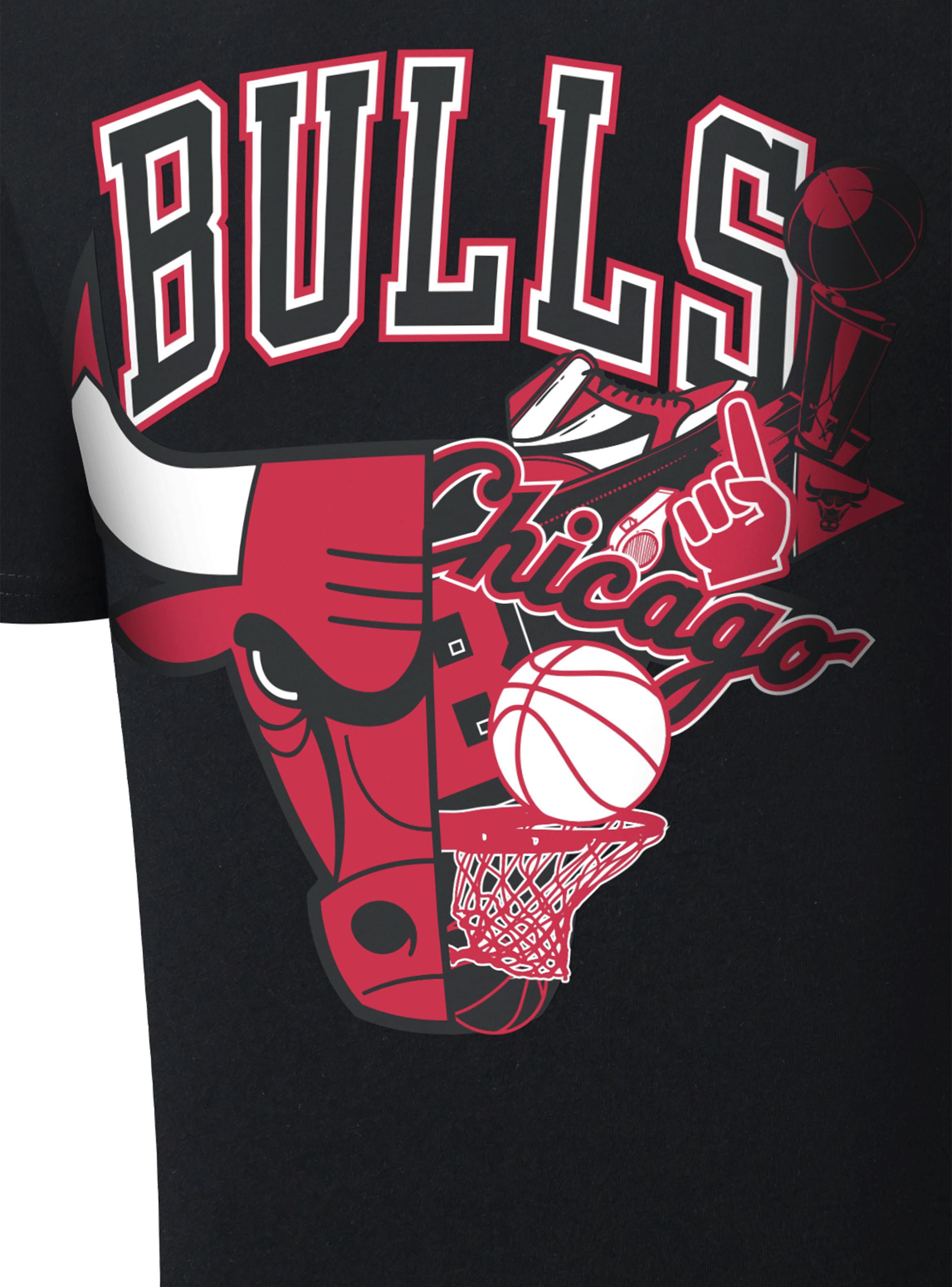 Polera Estampado Espalda Chicago Bulls Regular Fit-2