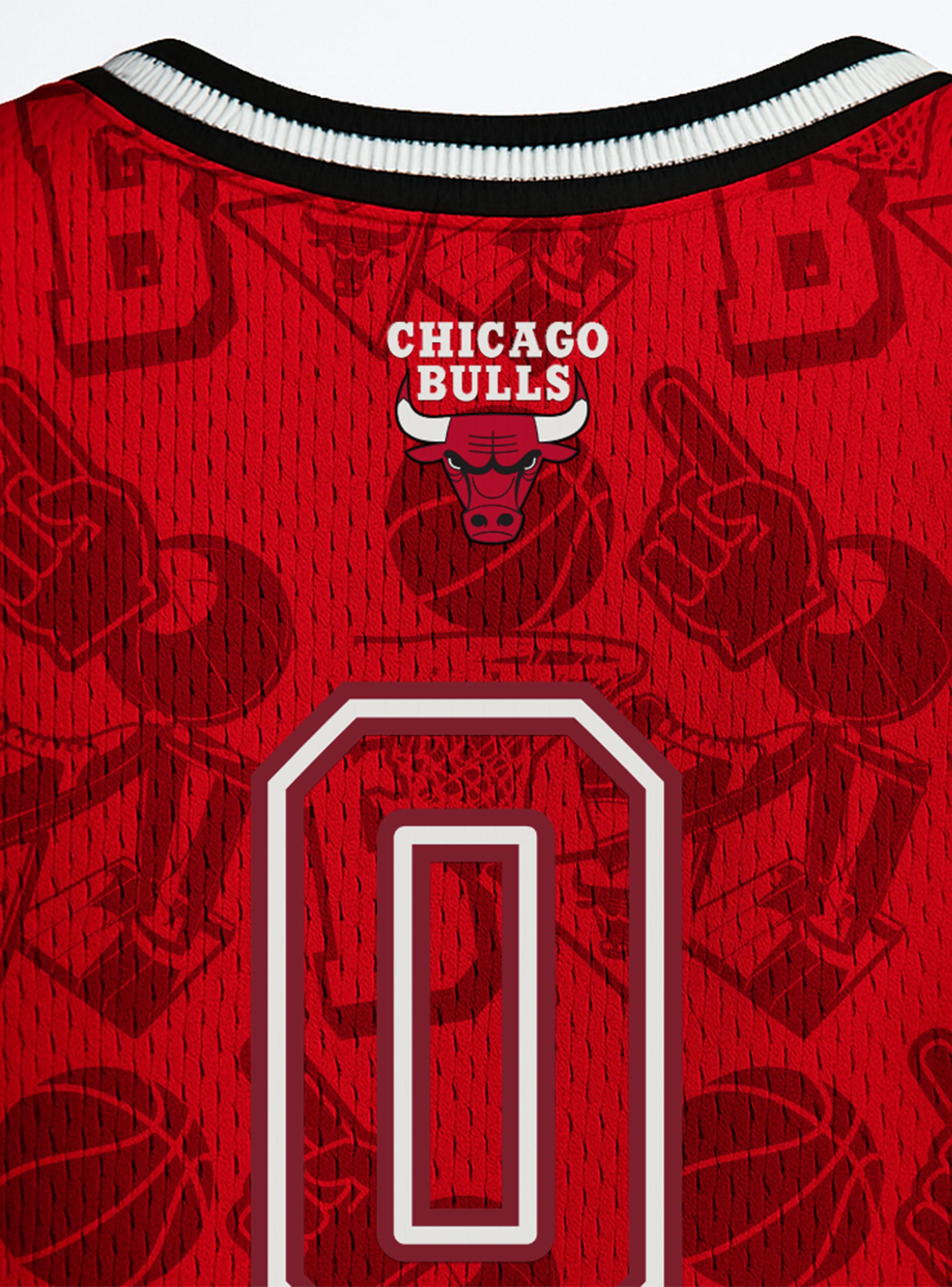 Polera sin Mangas Estampado Espalda Chicago Bulls Player-2