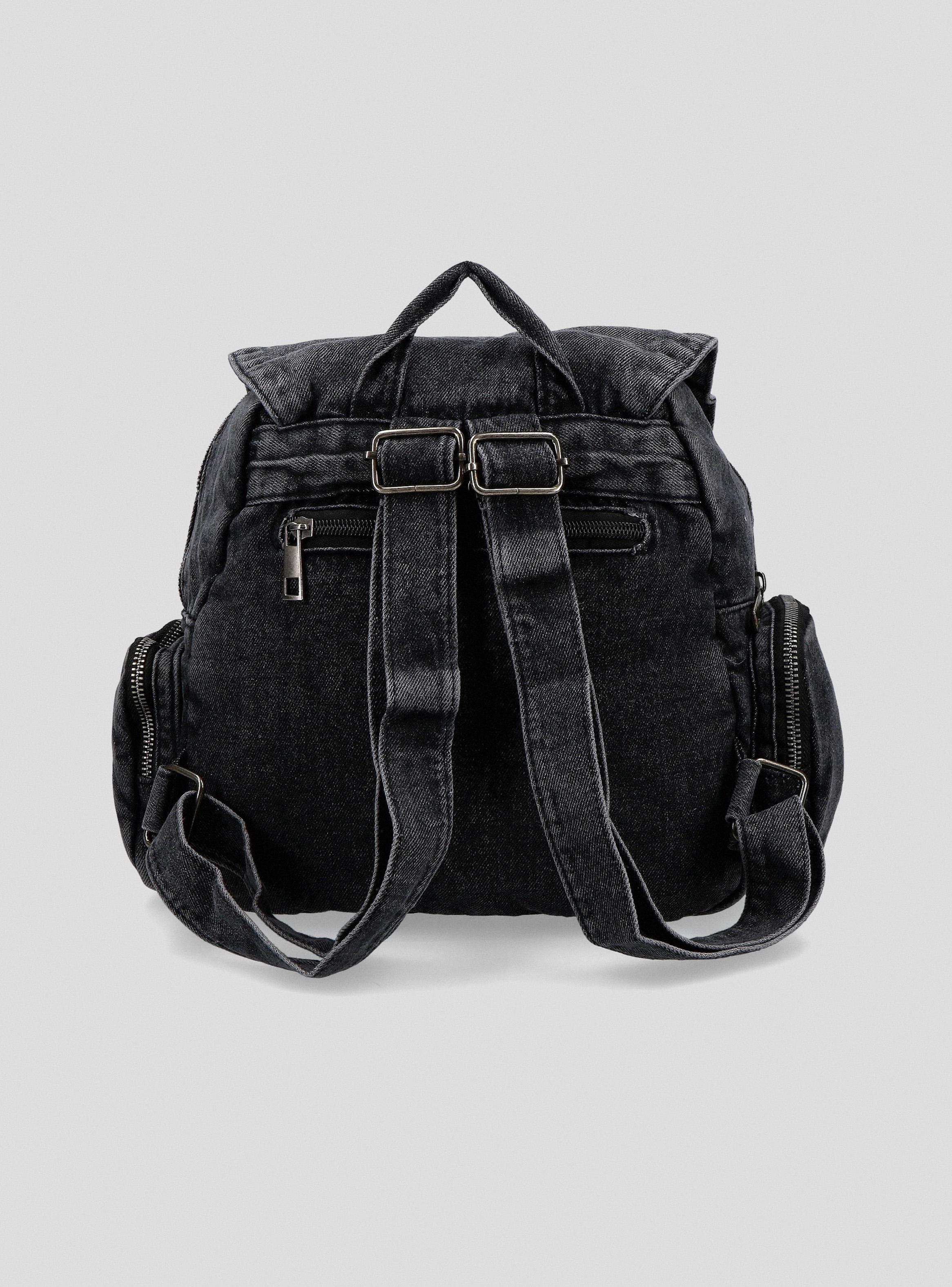 Mochila Urbana Denim Estampado-2