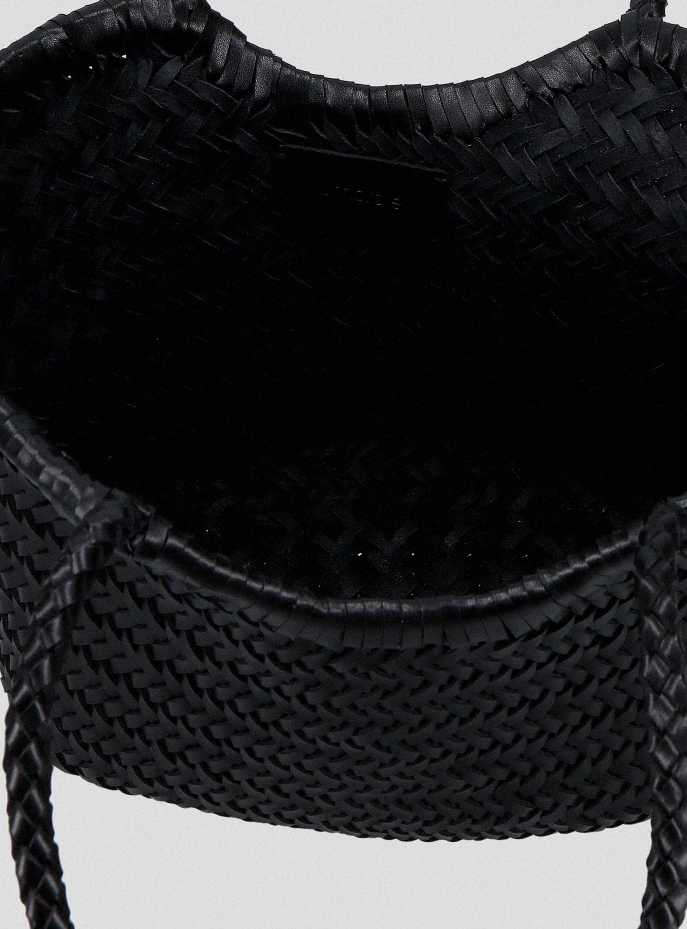 Cartera de Cuero Tejida a Mano-6