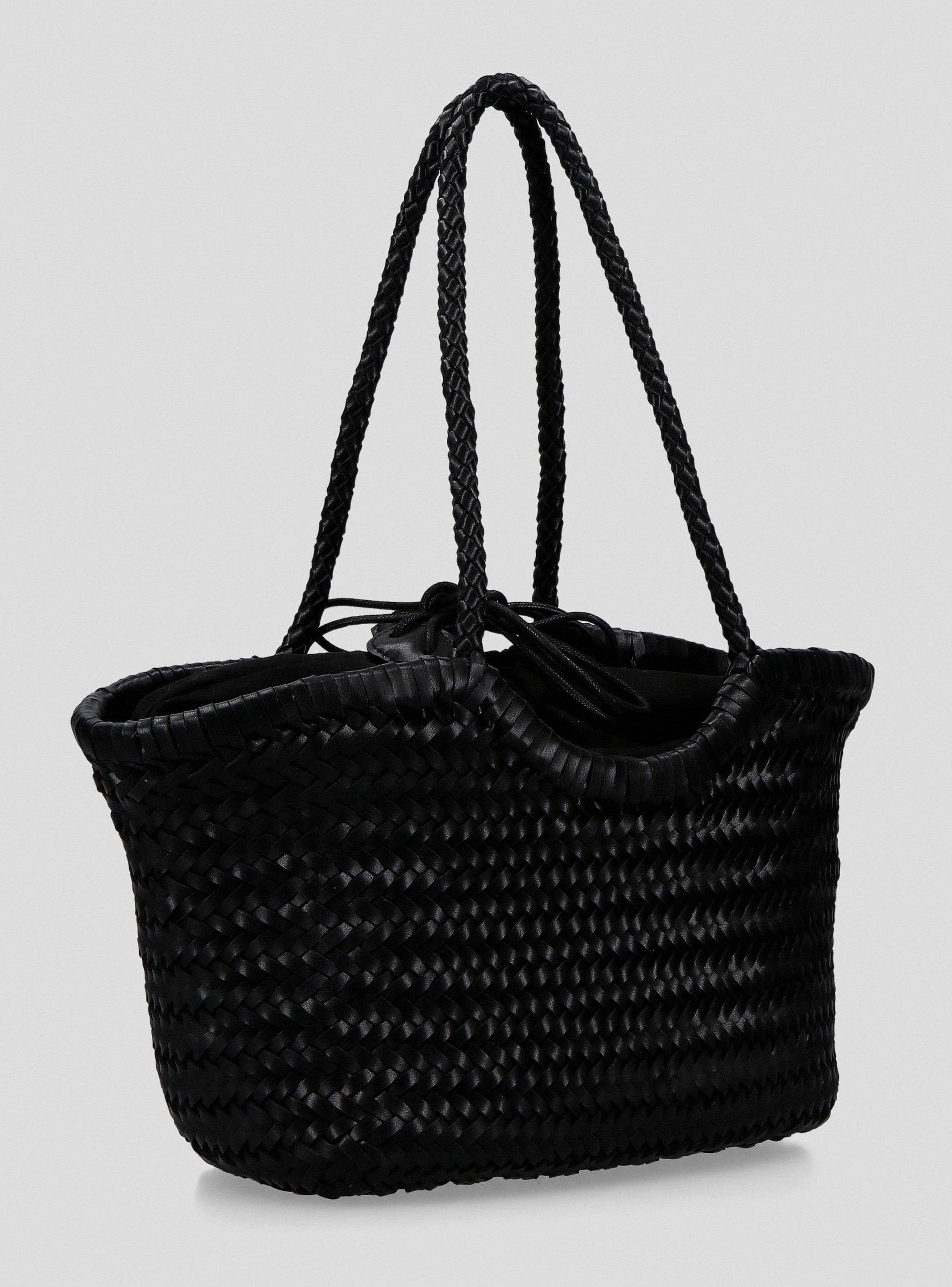 Cartera de Cuero Tejida a Mano-3