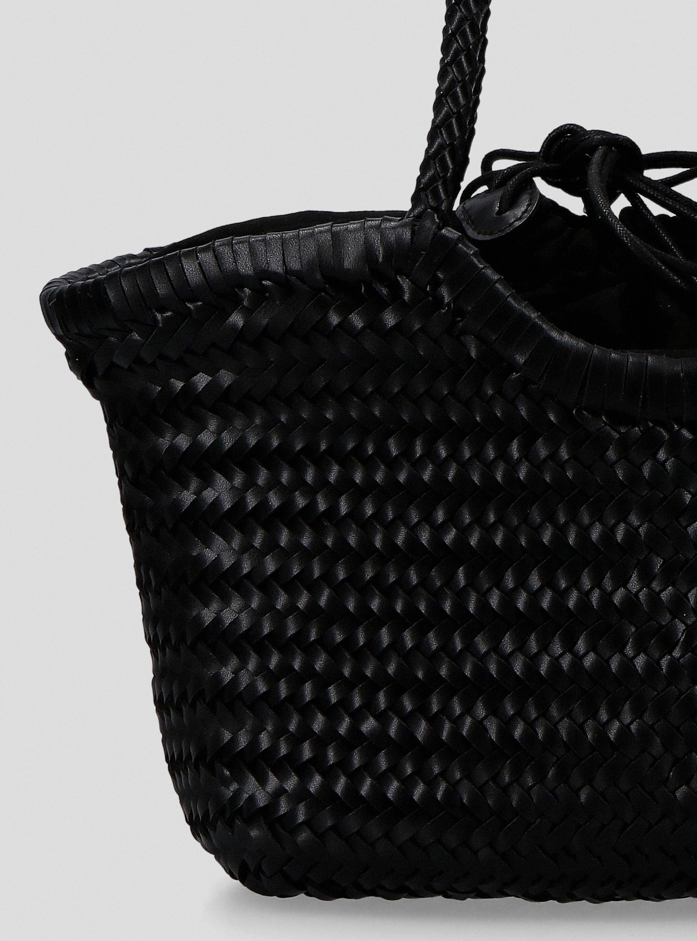 Cartera de Cuero Tejida a Mano-7
