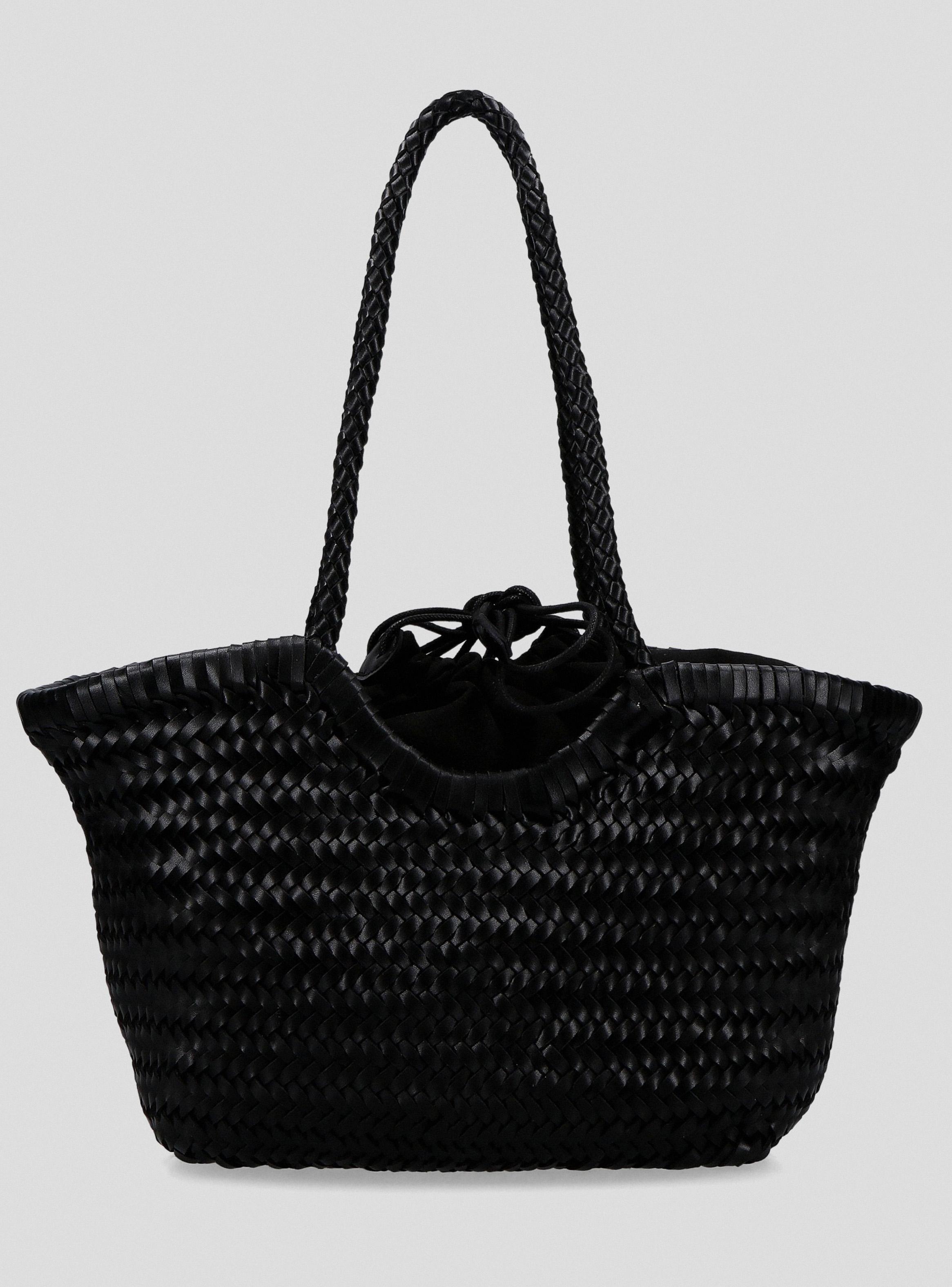 Cartera de Cuero Tejida a Mano-4