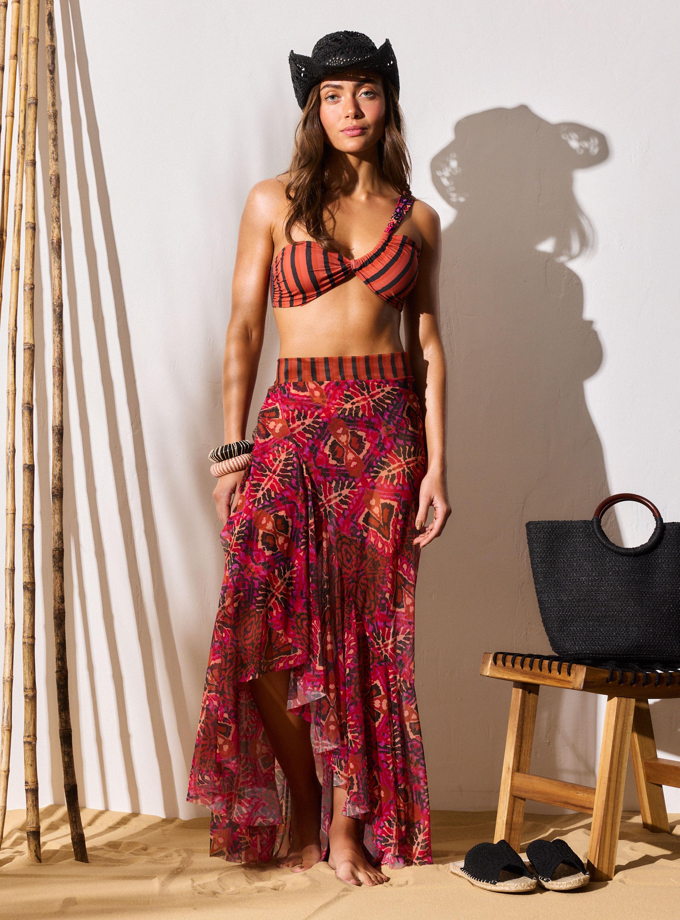 Bikini con Straps en un Hombro y Mix Estampados-4