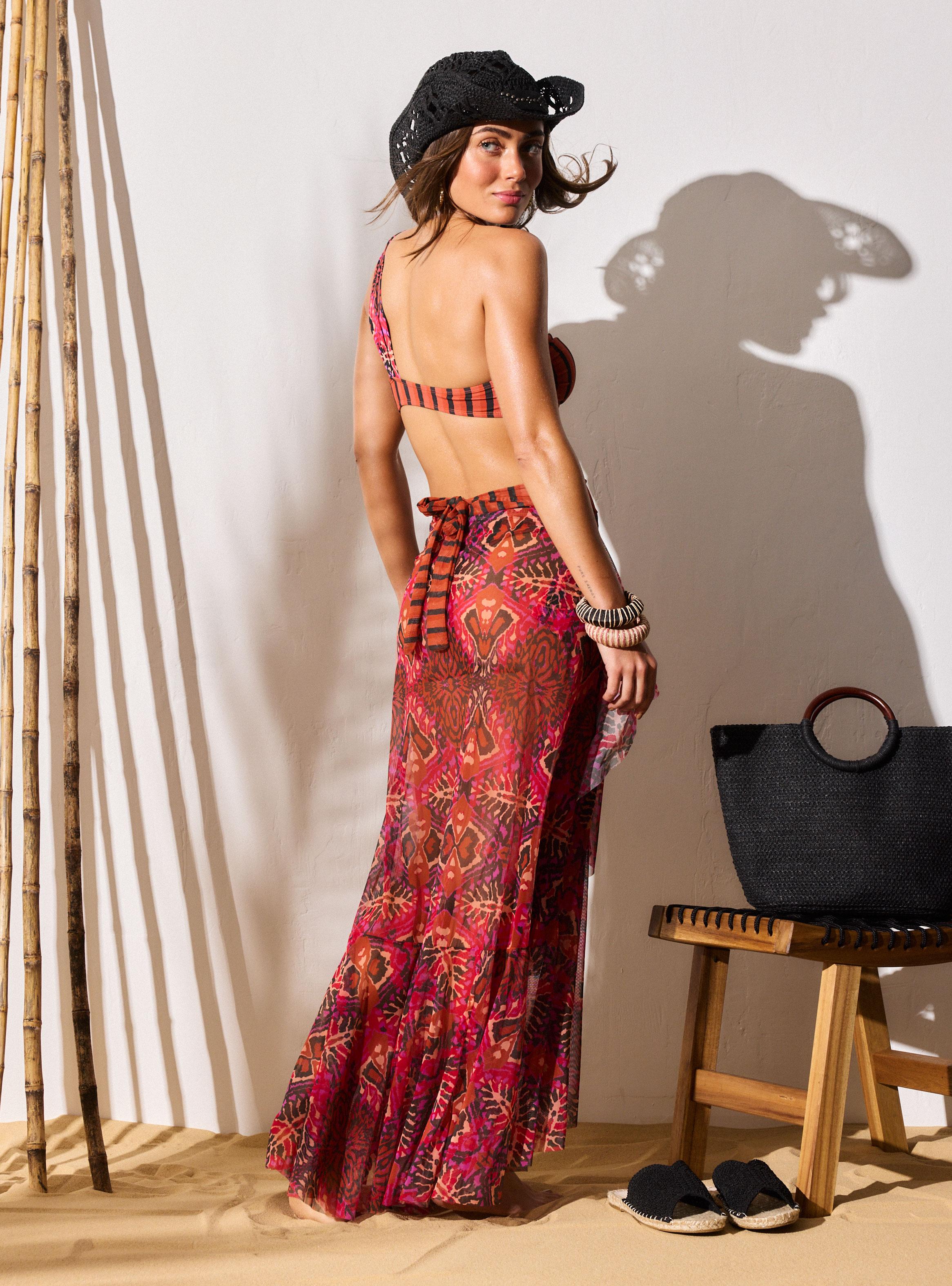 Bikini con Straps en un Hombro y Mix Estampados-5