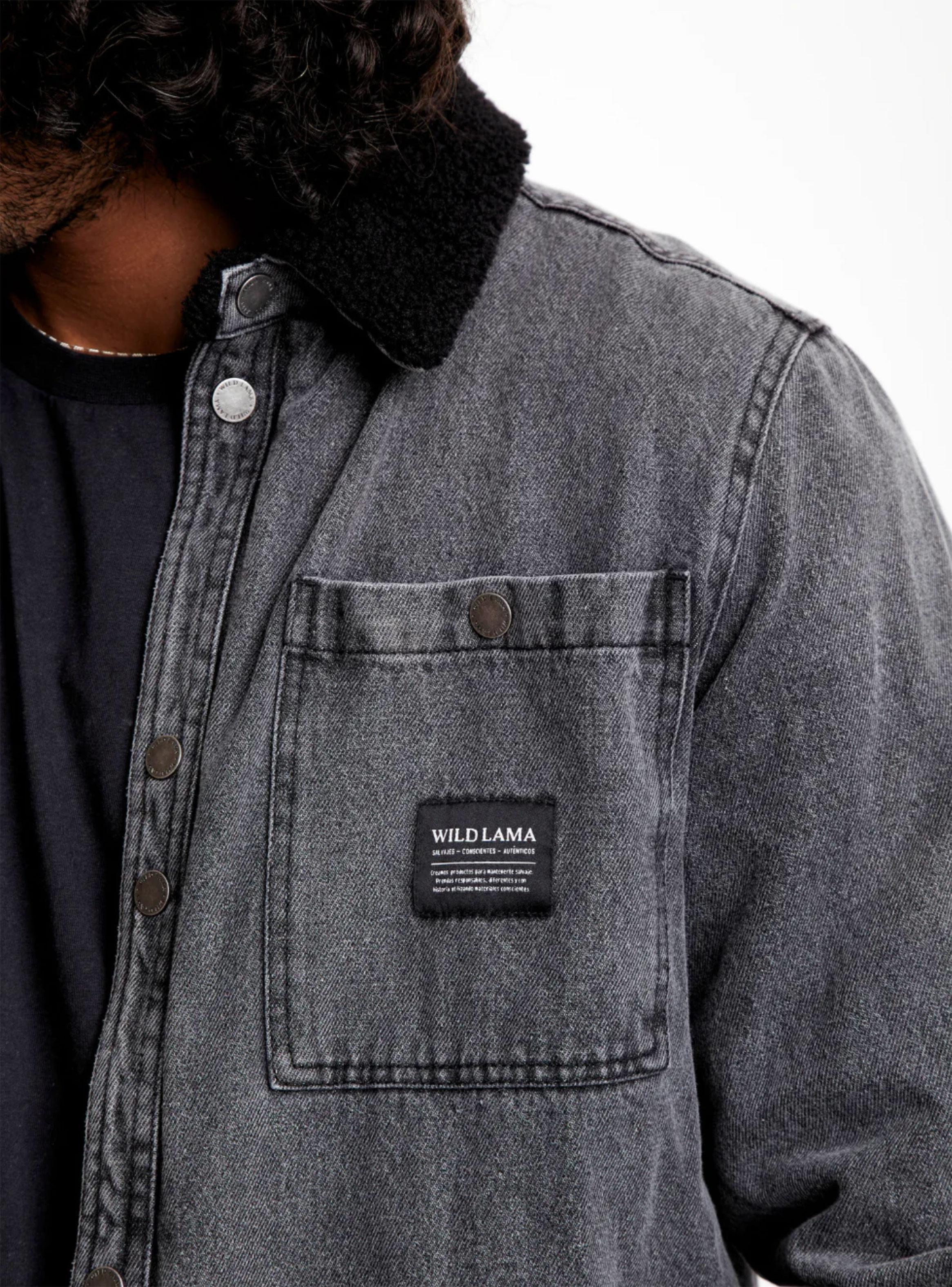 Chaqueta Ulmo Teddy Organica Denim-3