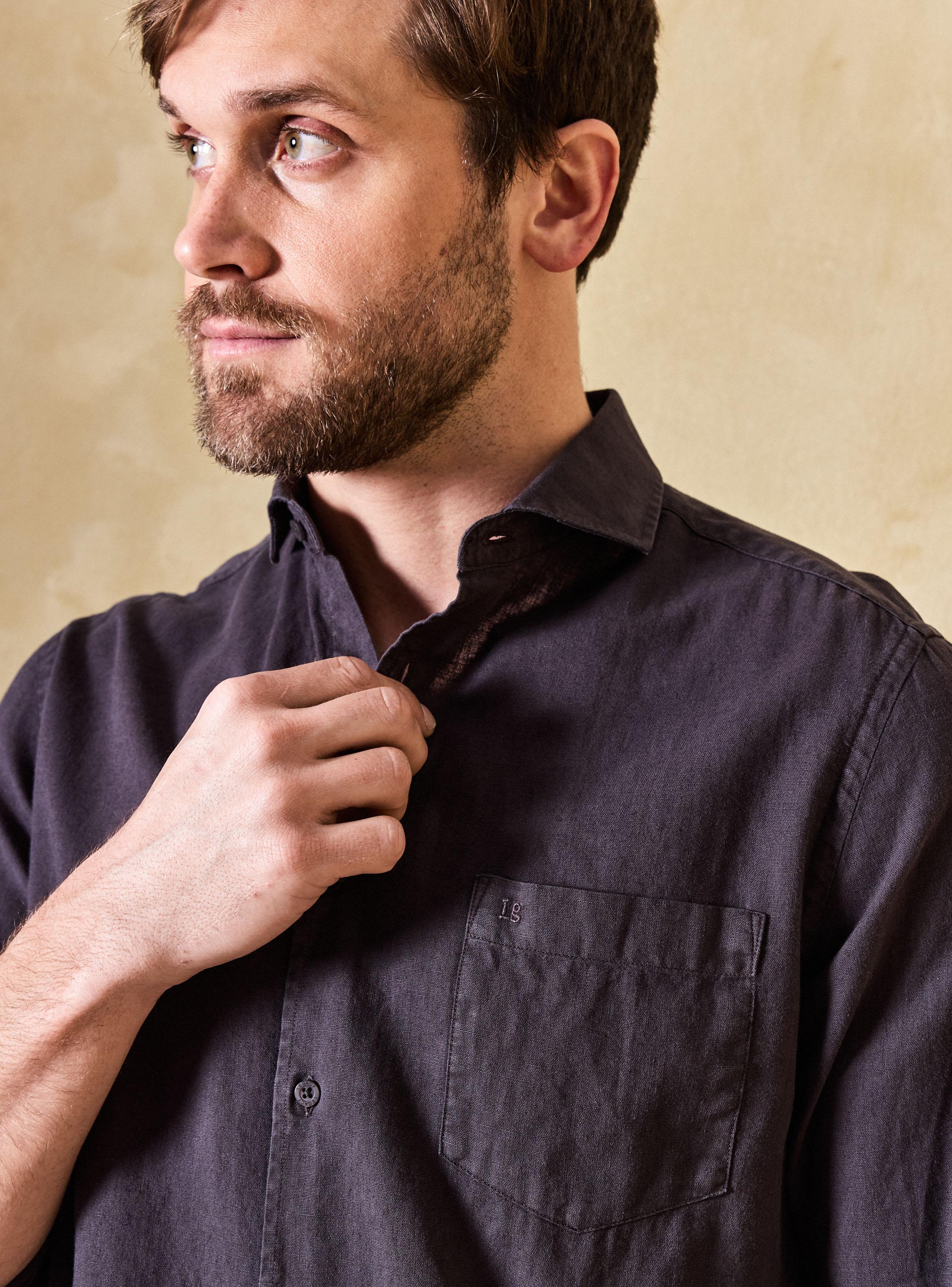 Camisa Cotton Lino Garment Dye-2