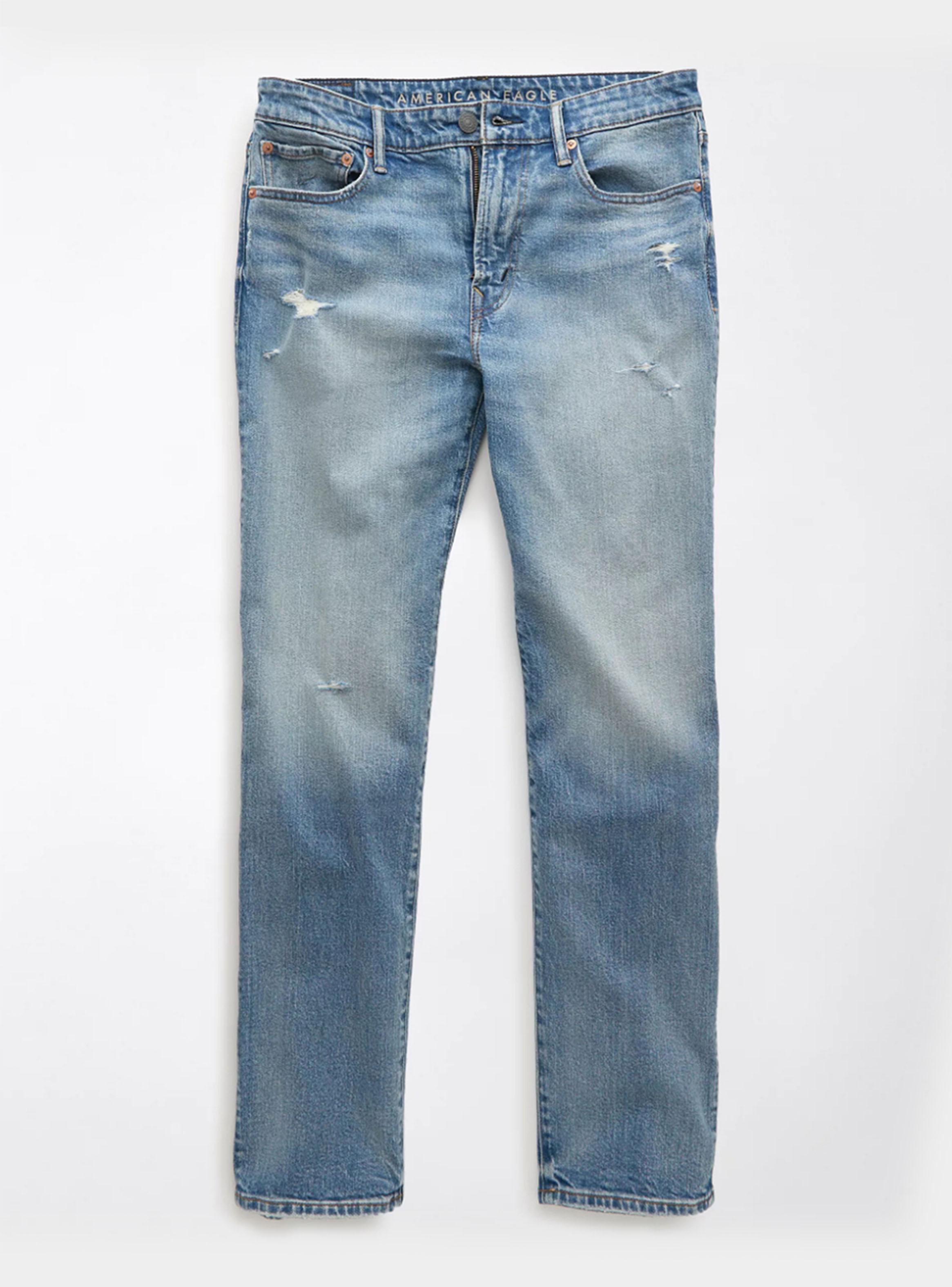 Jeans EasyFlex Slim Straight con Fibras de Tencel y Rasgados-3