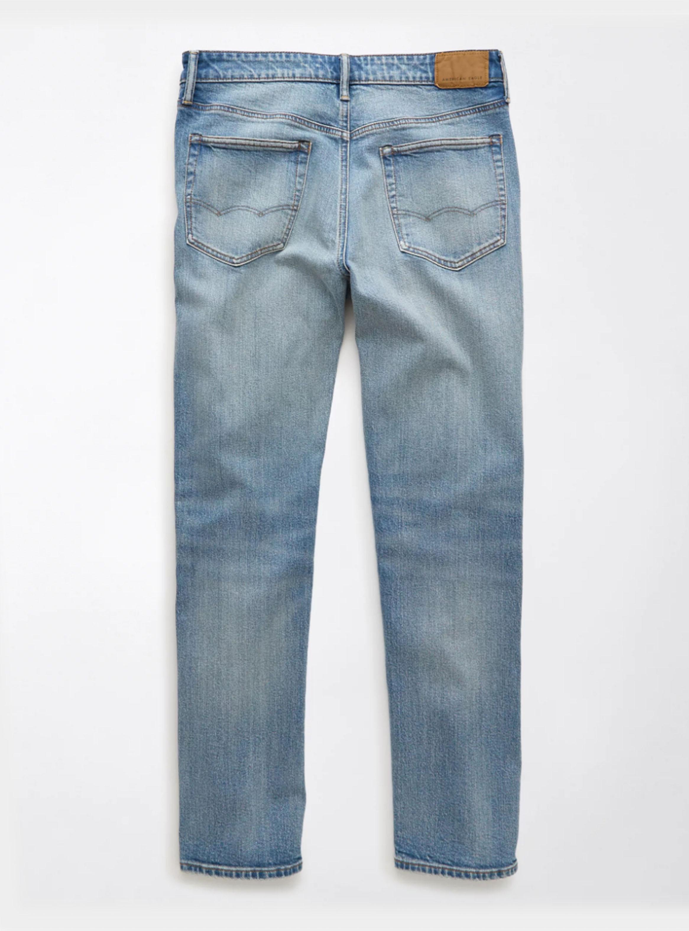 Jeans EasyFlex Slim Straight con Fibras de Tencel y Rasgados-4