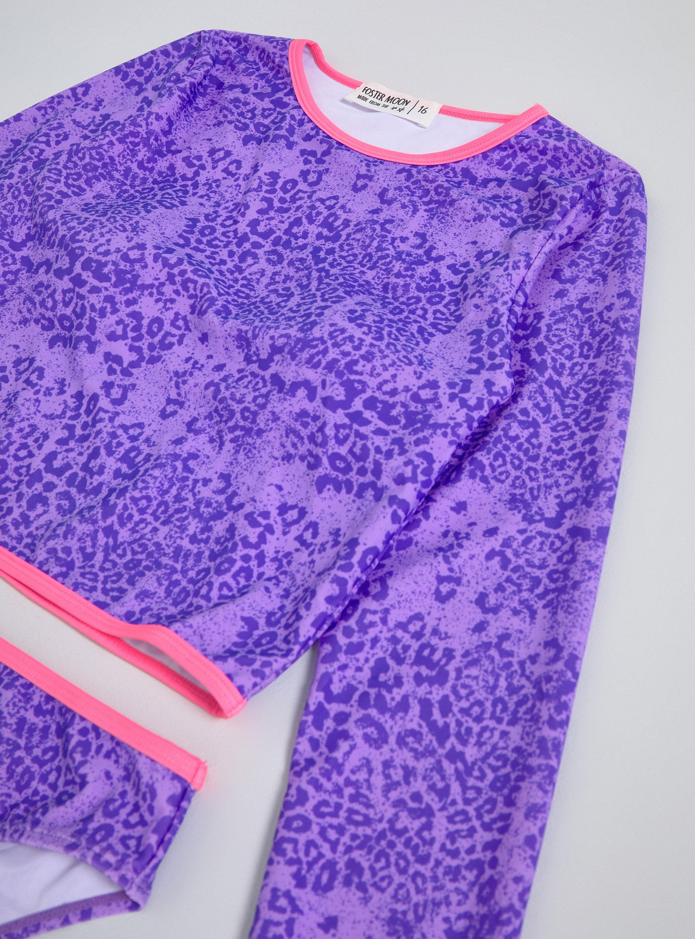 Bikini Tankini Full Print con Espalda Abierta-2
