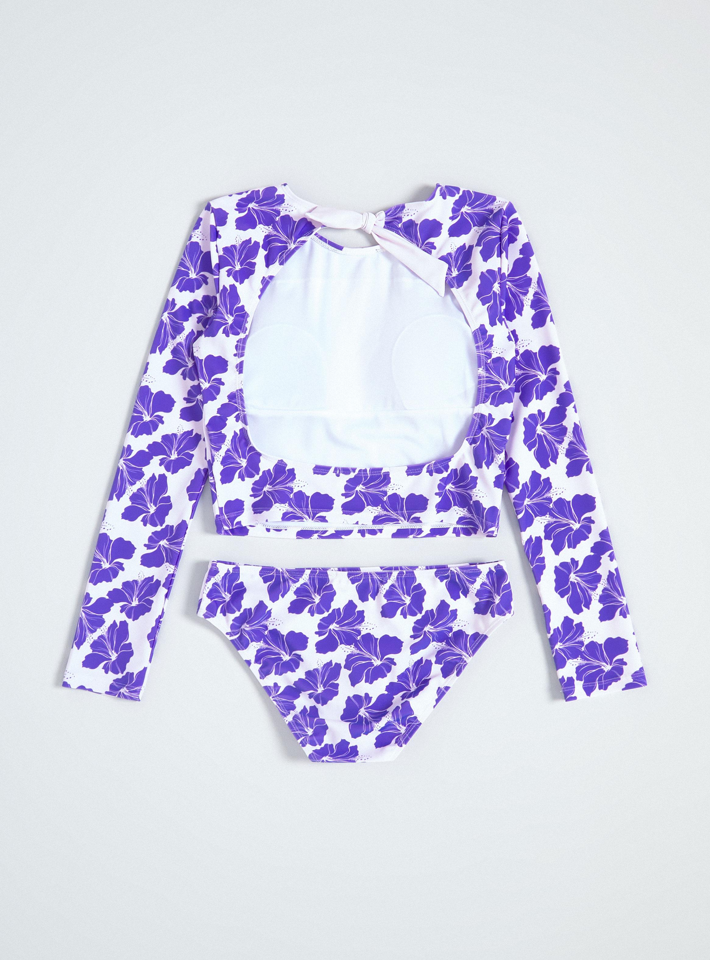 Bikini Tankini Full Print Flores-1