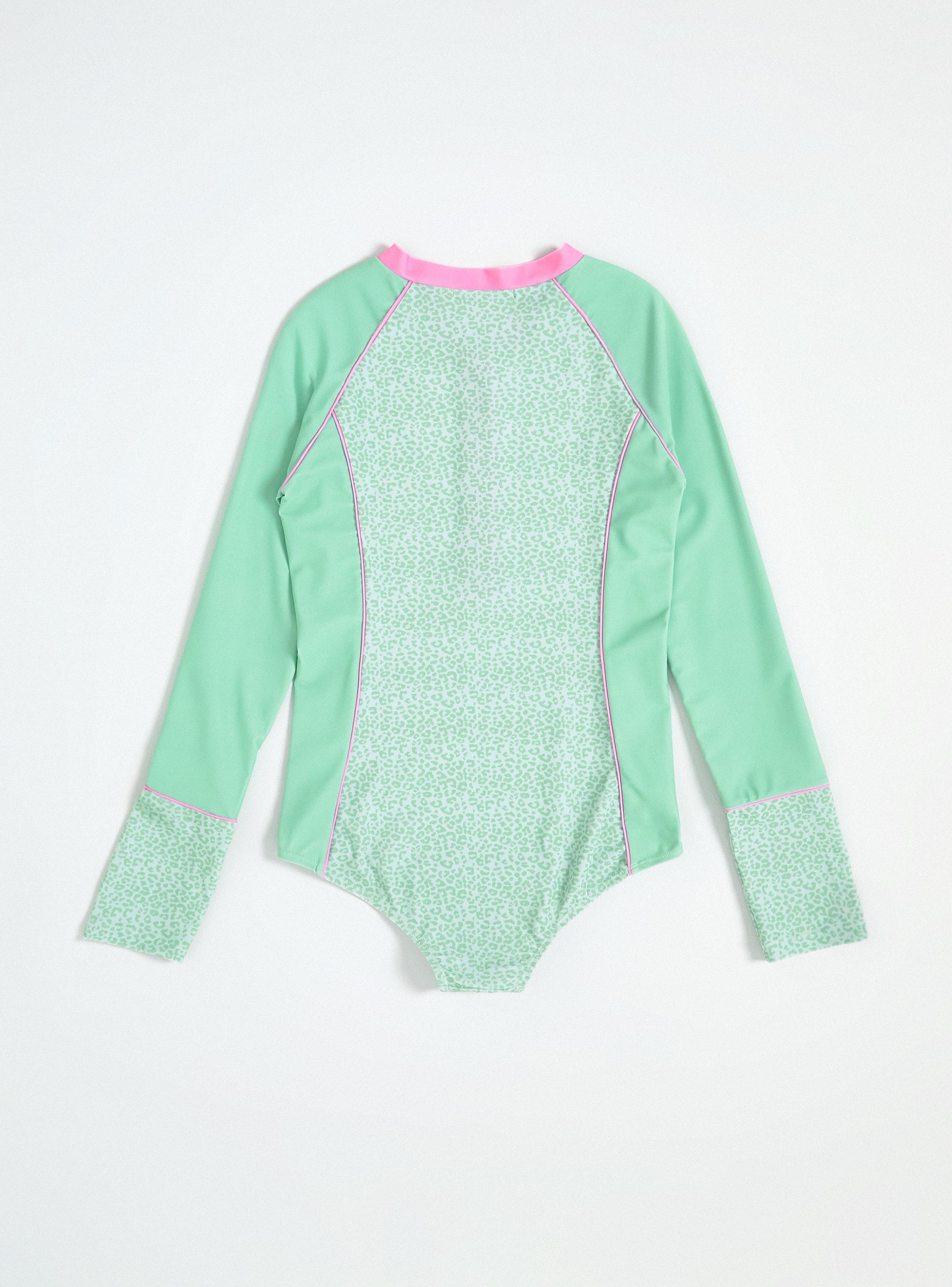 Traje de Baño con Cierre y Full Print-1