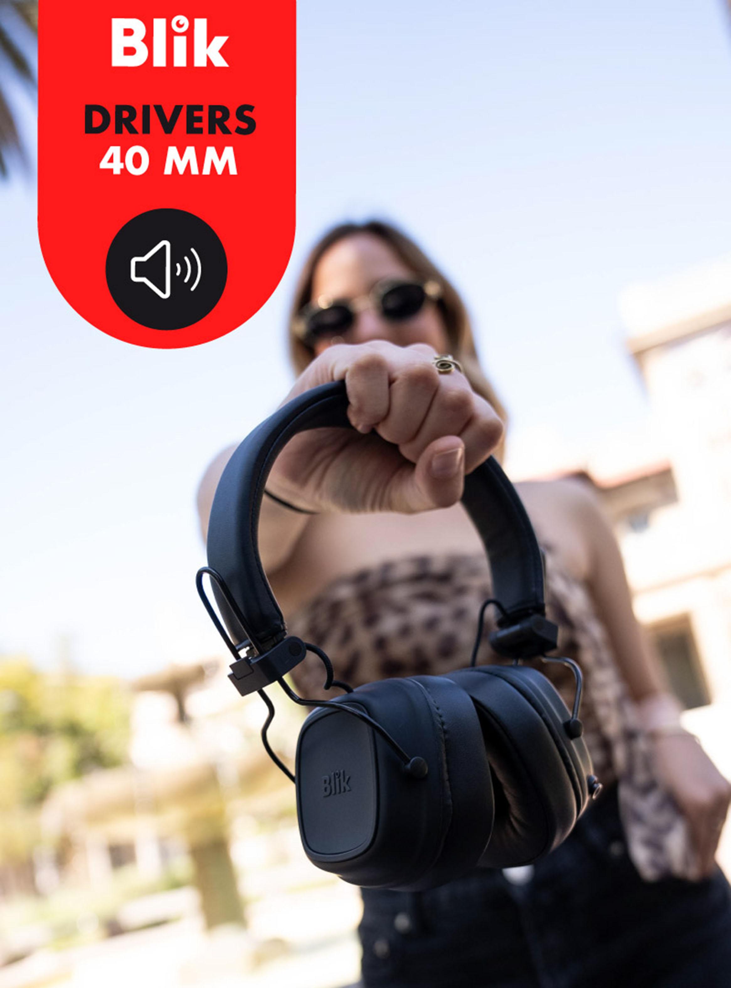 Audífonos Bluetooth Over Ear Feel250 Negro-3