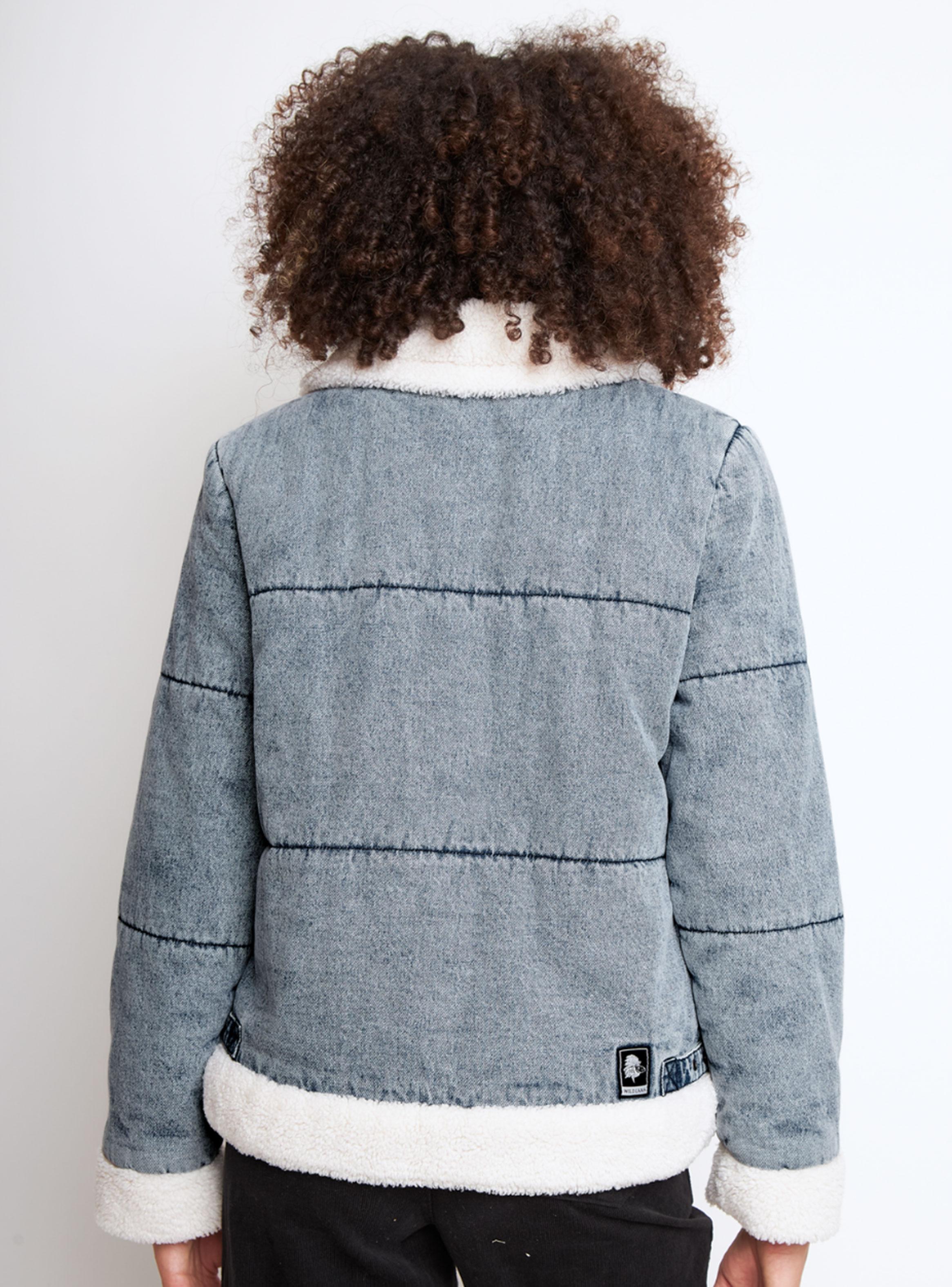 Chaqueta Sur Puffa Orgánica Denim-2