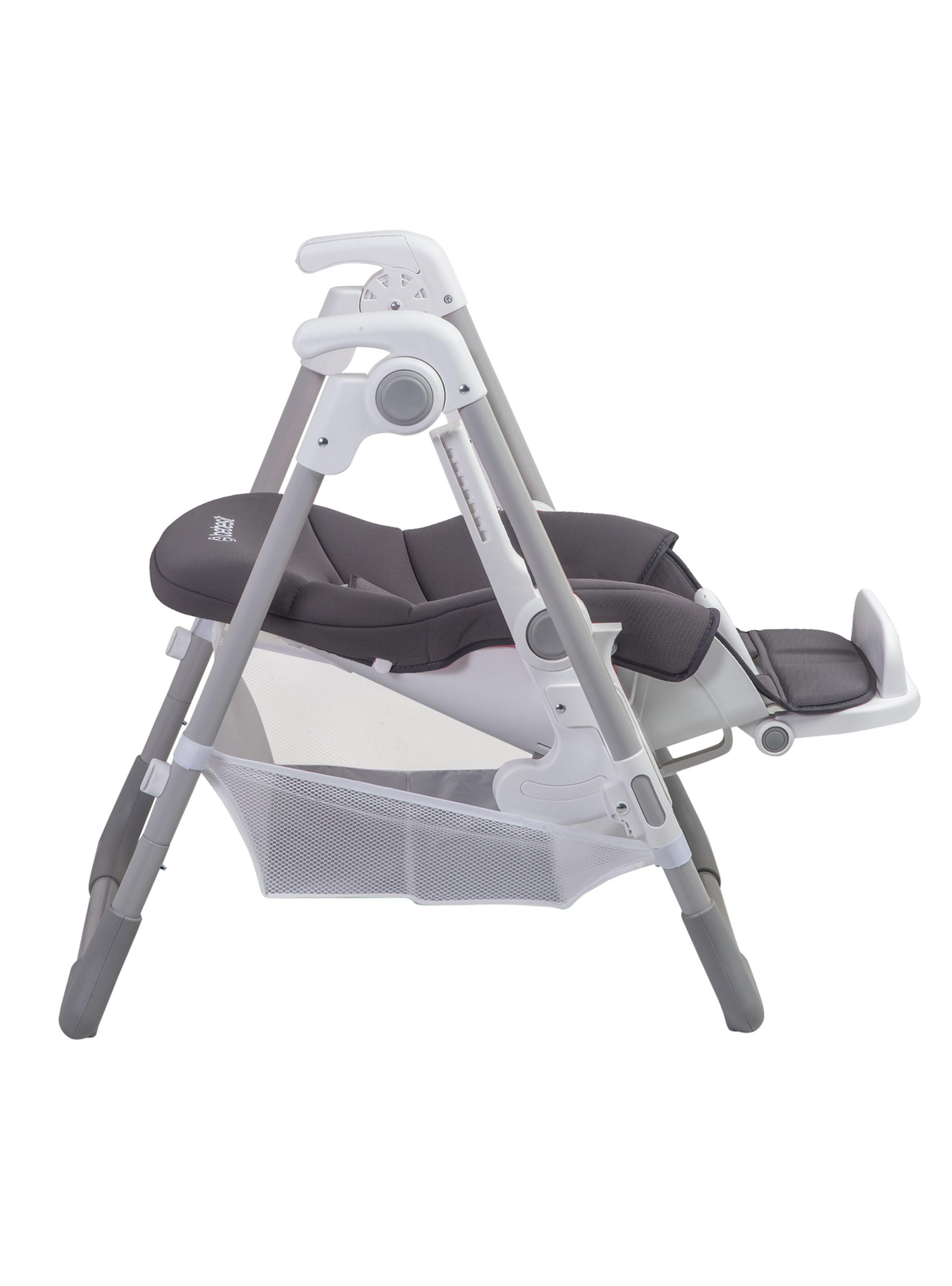 Silla de Comer Desmontable Snack LX Gris-4