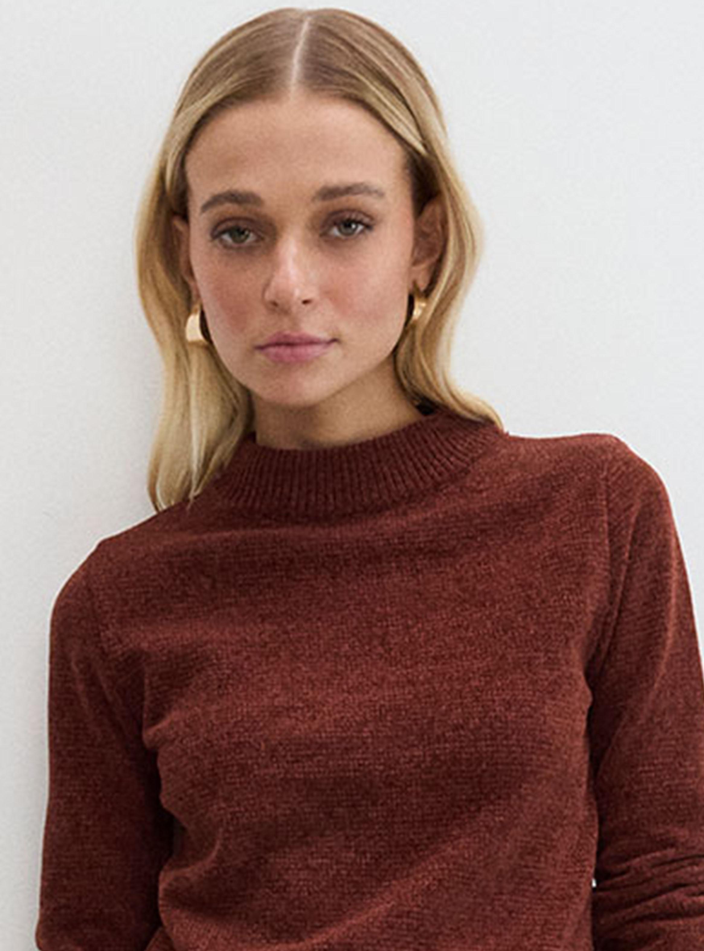 Sweater Chenille con Abertura en Manga-3