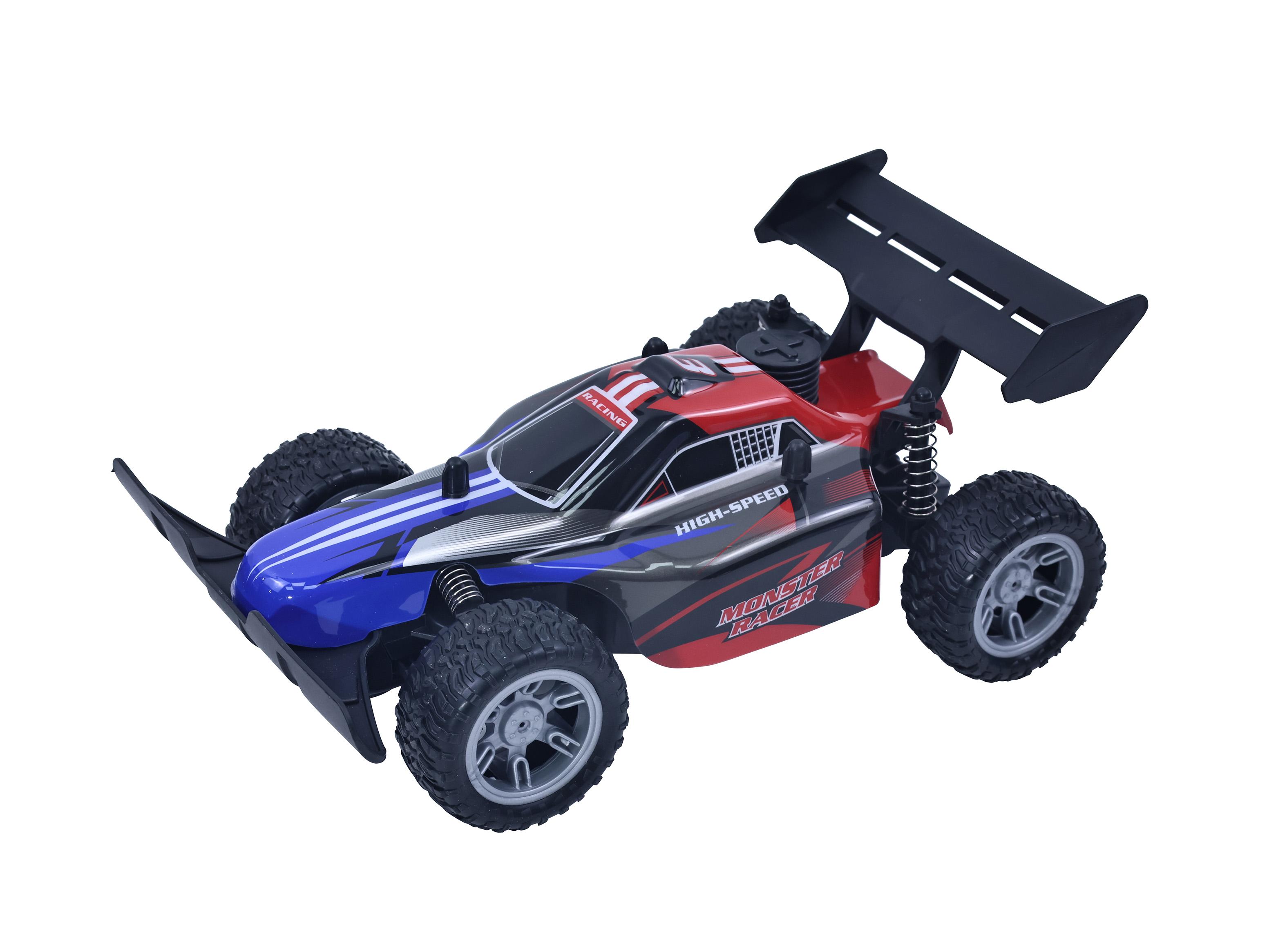 Auto a Control Remoto Speed Runner 1:16 Rojo 27 MHz-1