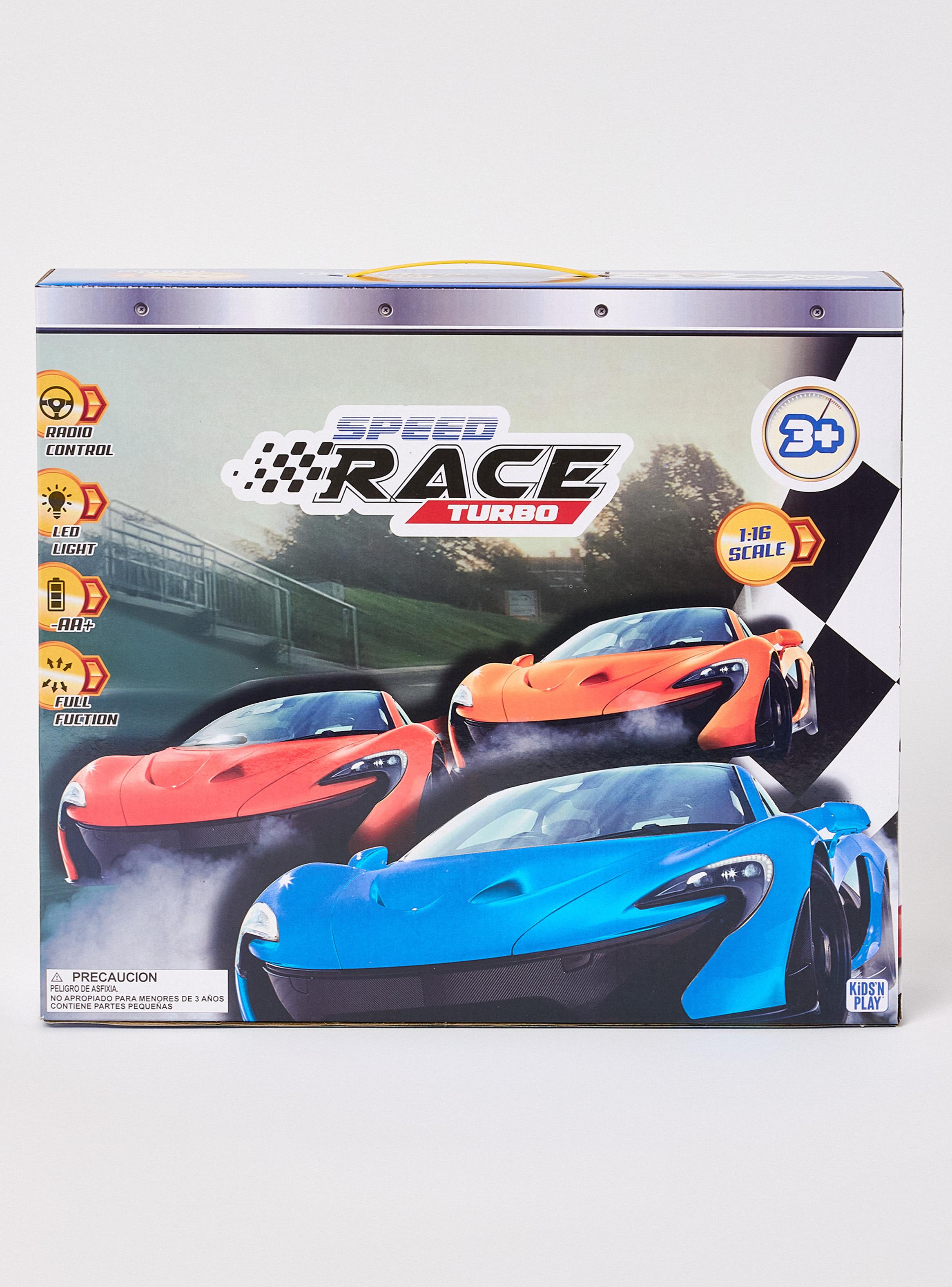 Auto a Control Remoto Speed Race Turbo 1:16 Rojo-2