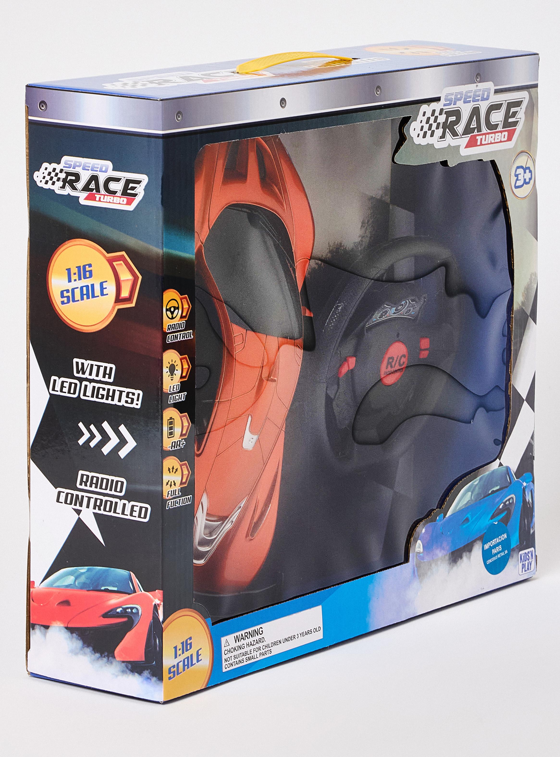 Auto a Control Remoto Speed Race Turbo 1:16 Rojo-1