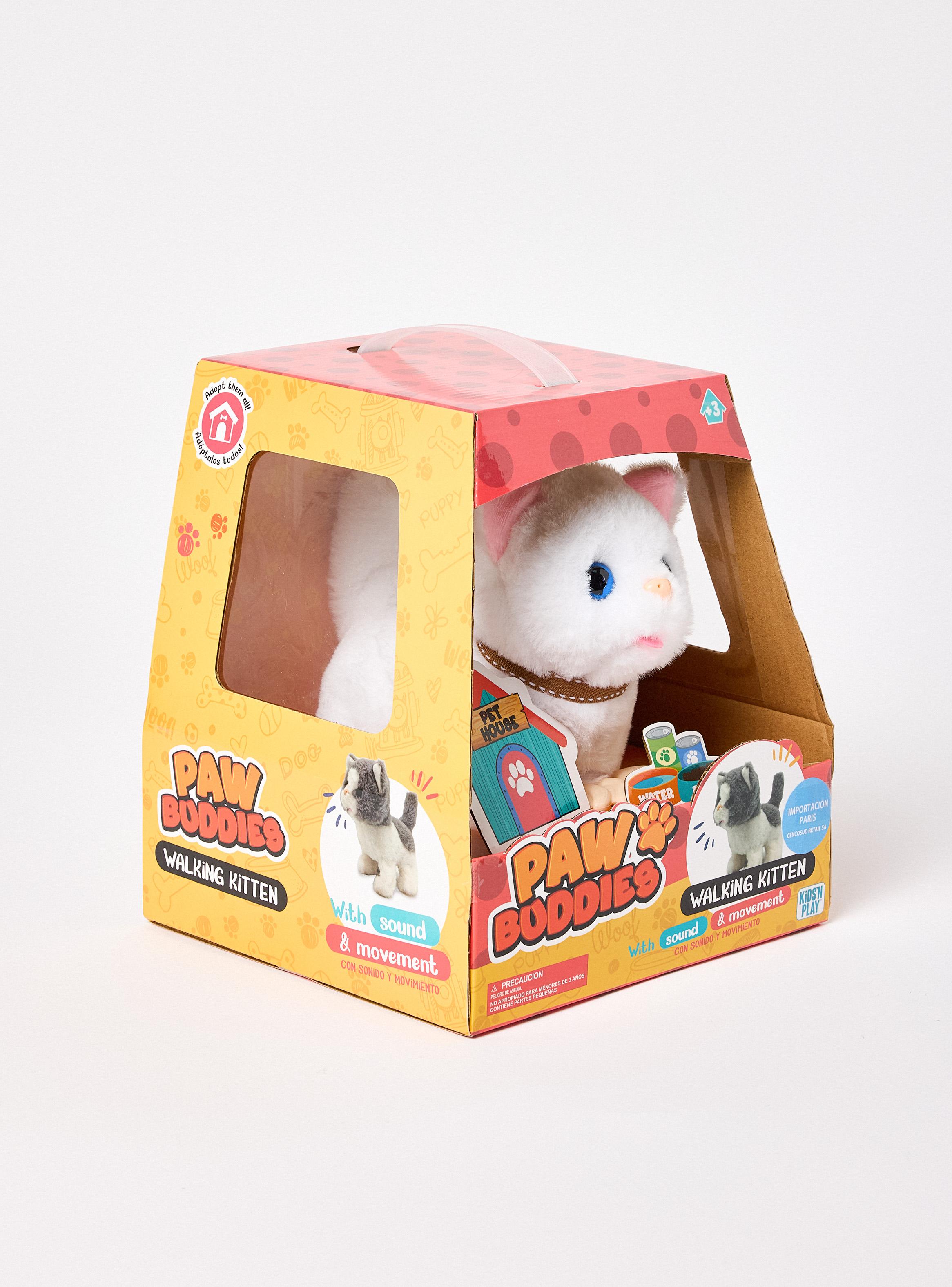 Peluche Gato Mascota Camina y Emite Sonidos-1