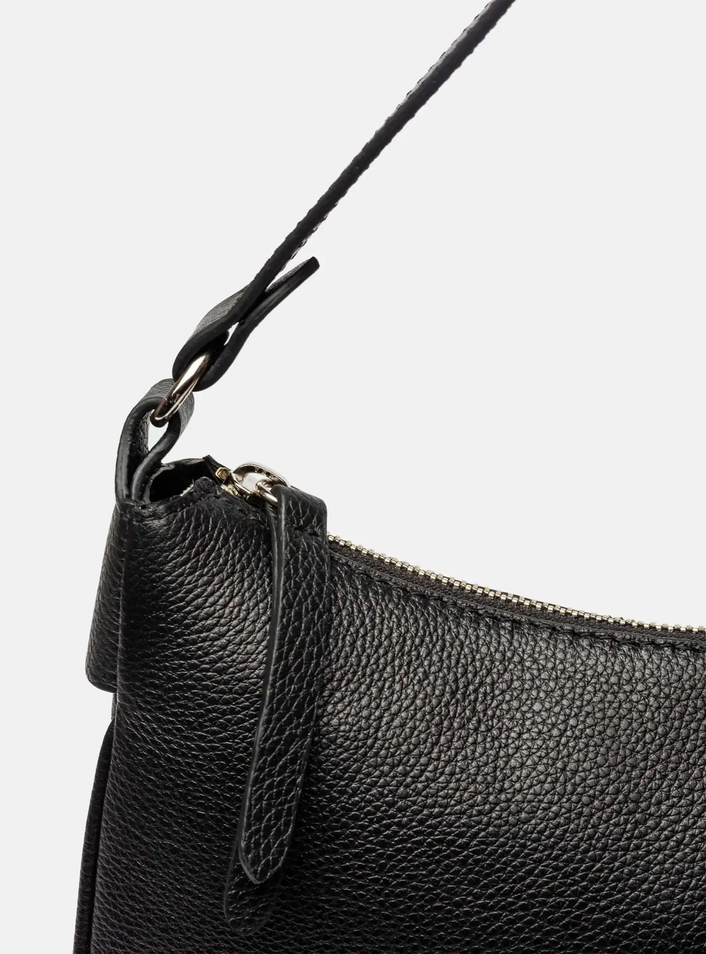 Cartera Lua Cuero Graneado Negro-2