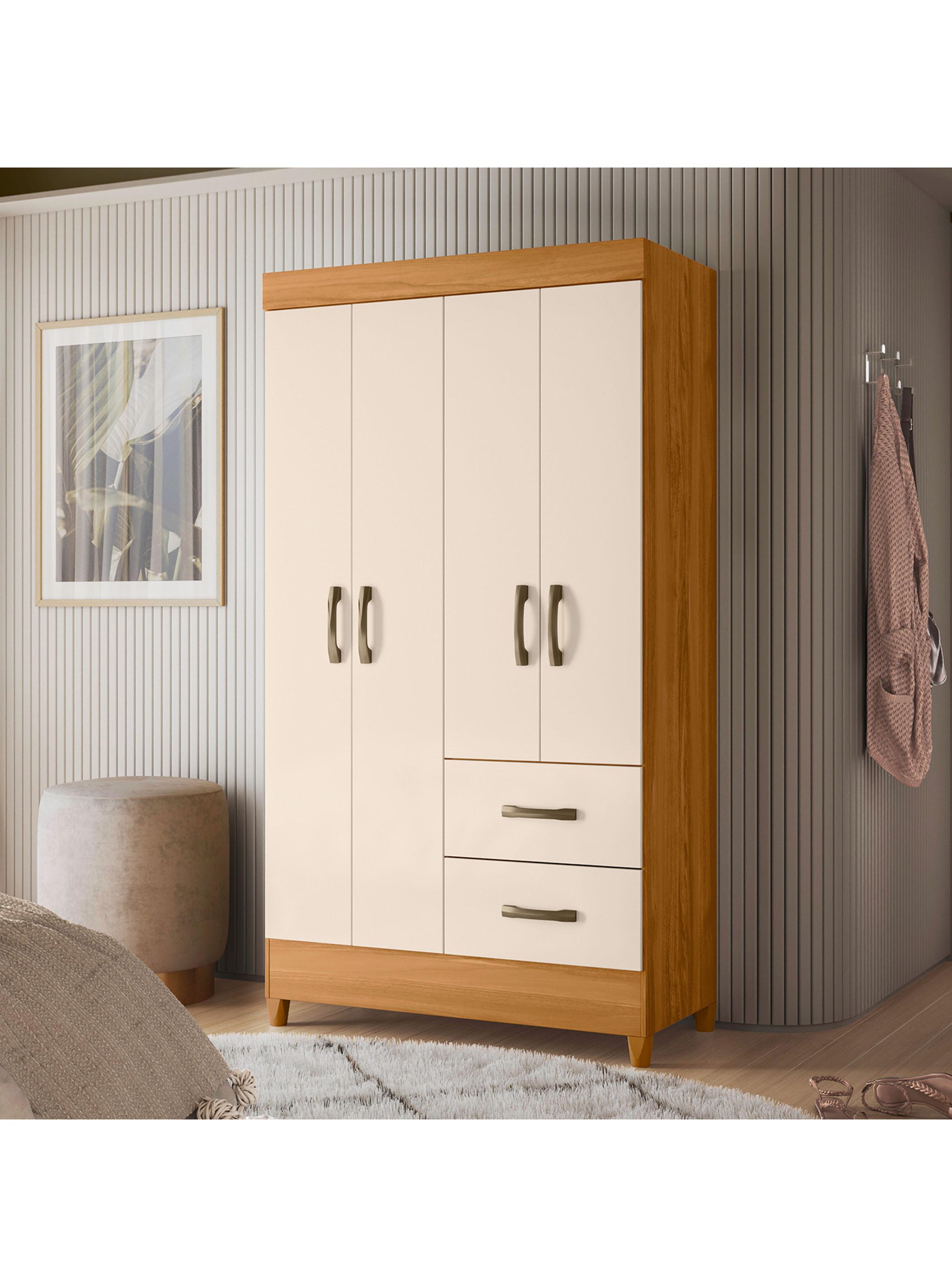 Combo Clóset 6 Puertas + Clóset 4 Puertas Beige-4