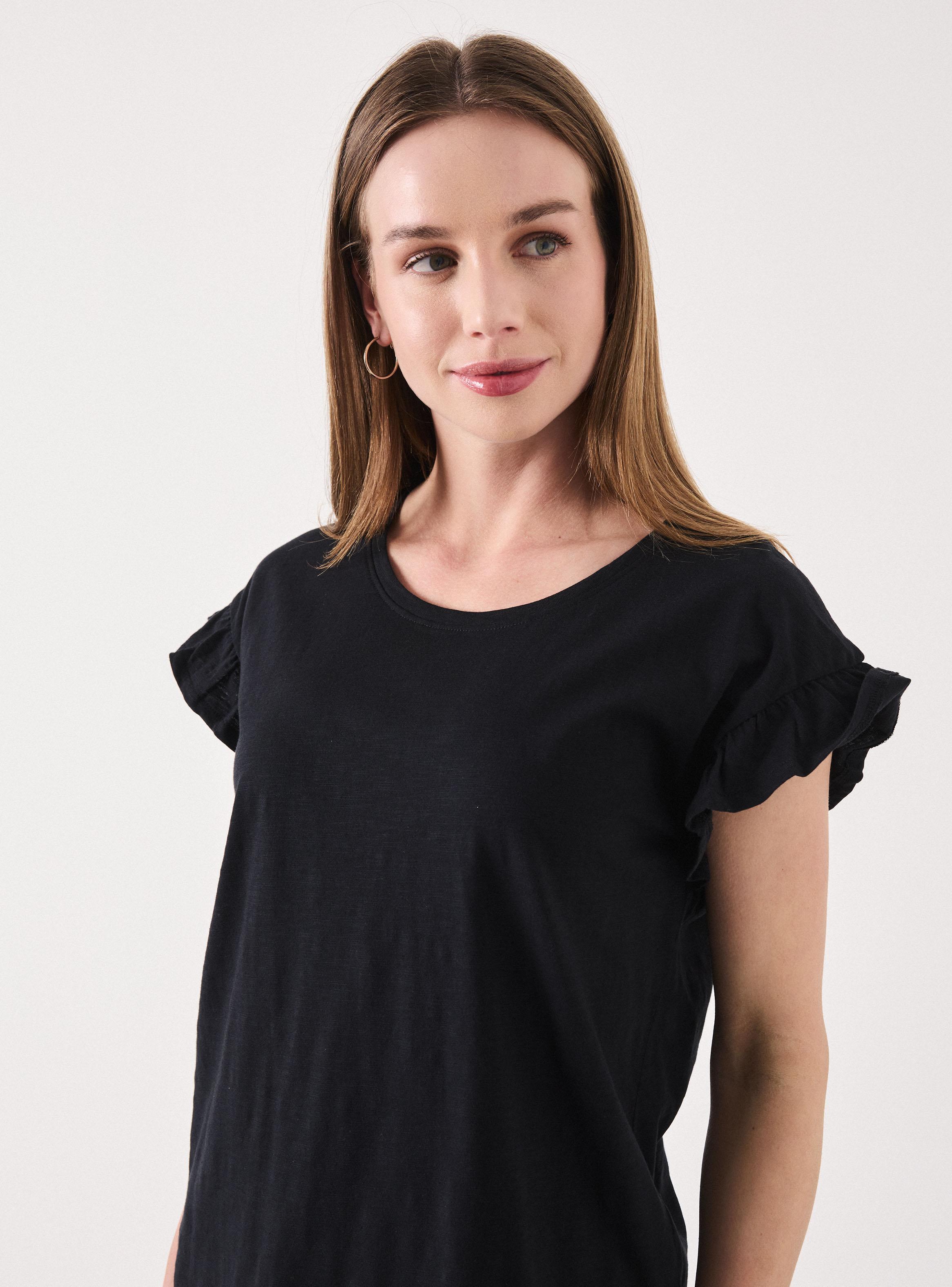 Polera Manga Vuelos Cuello Redondo Basic-2
