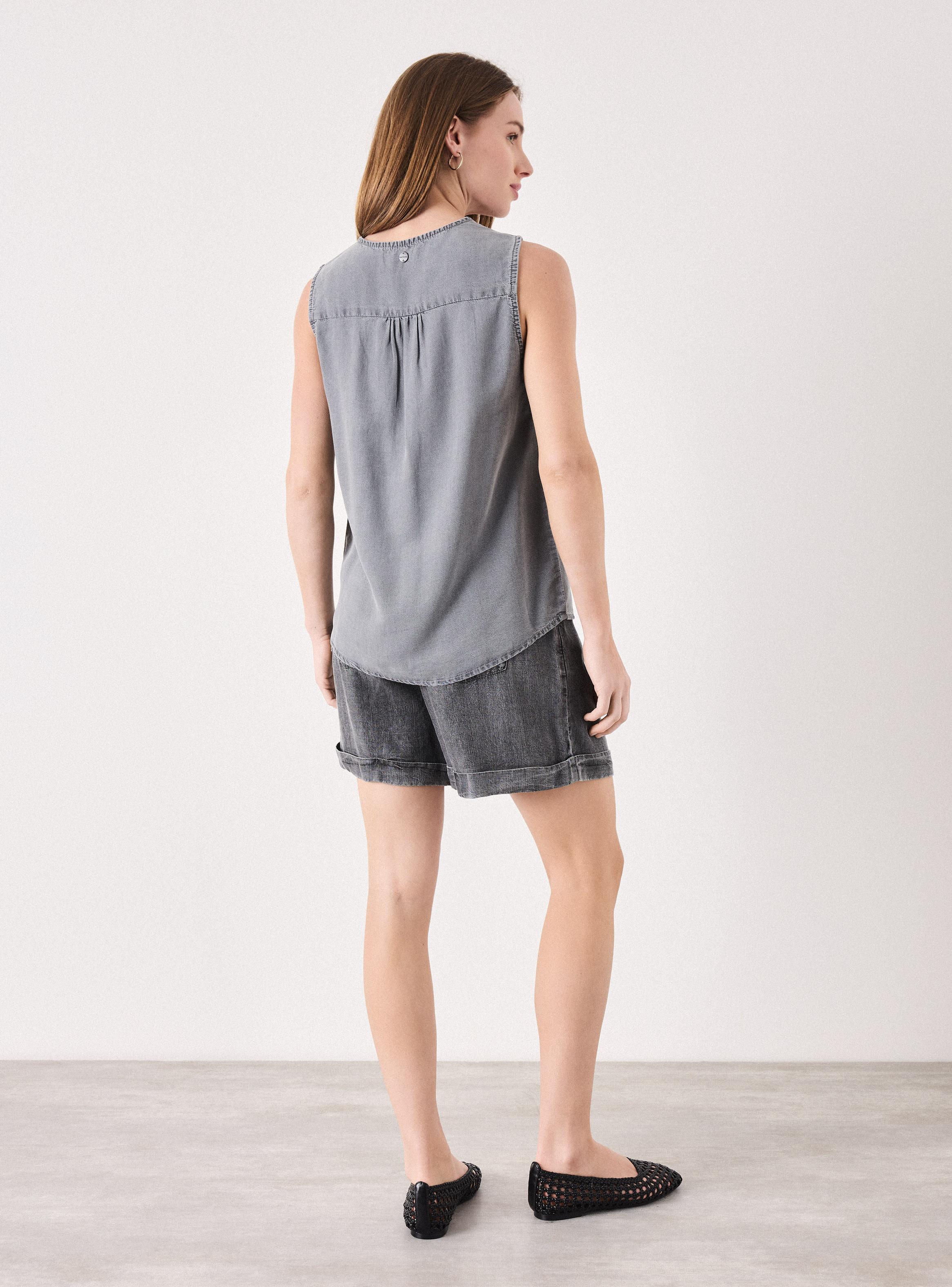 Blusa Denim Cuadrada-5