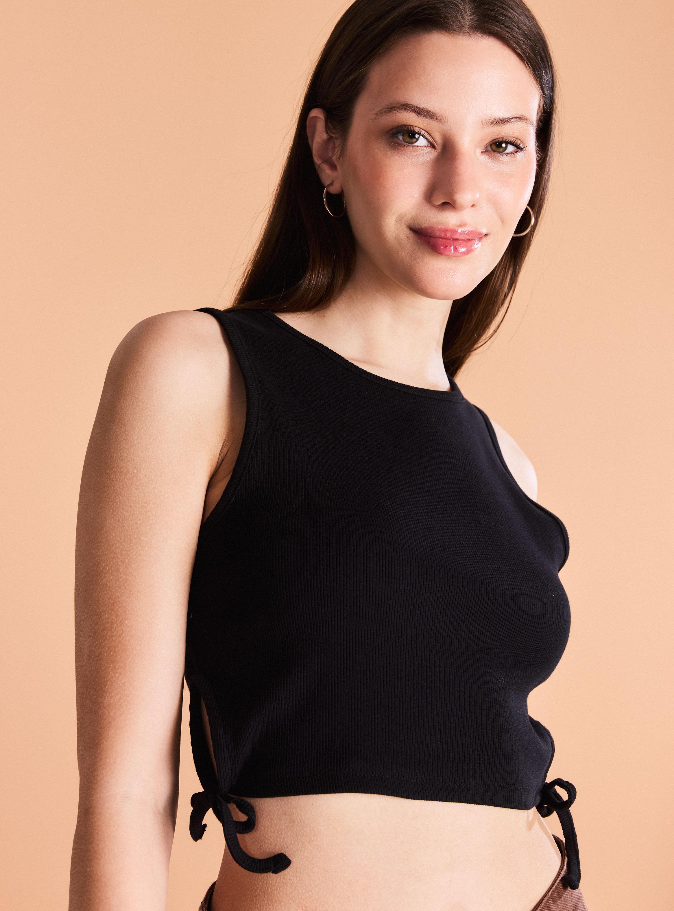 Polera Top Lace Up-2