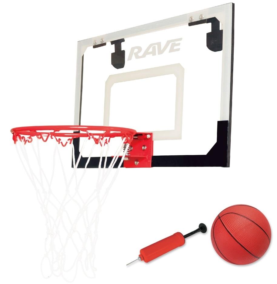 Mini Arco de Básquetbol Transparente-0