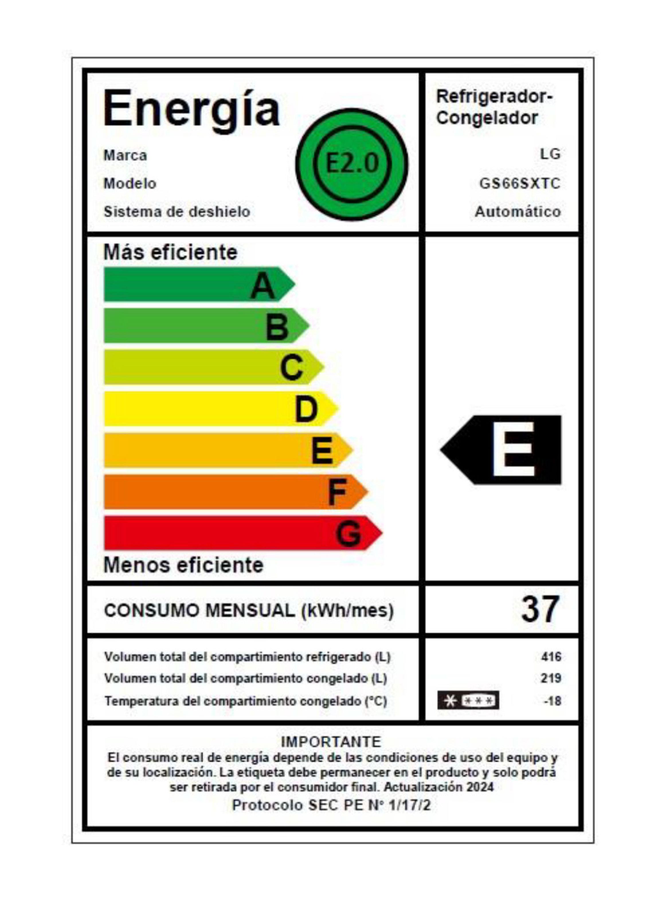 Refrigerador Side by Side No Frost 598 Litros GS66SXTC Instaview-6