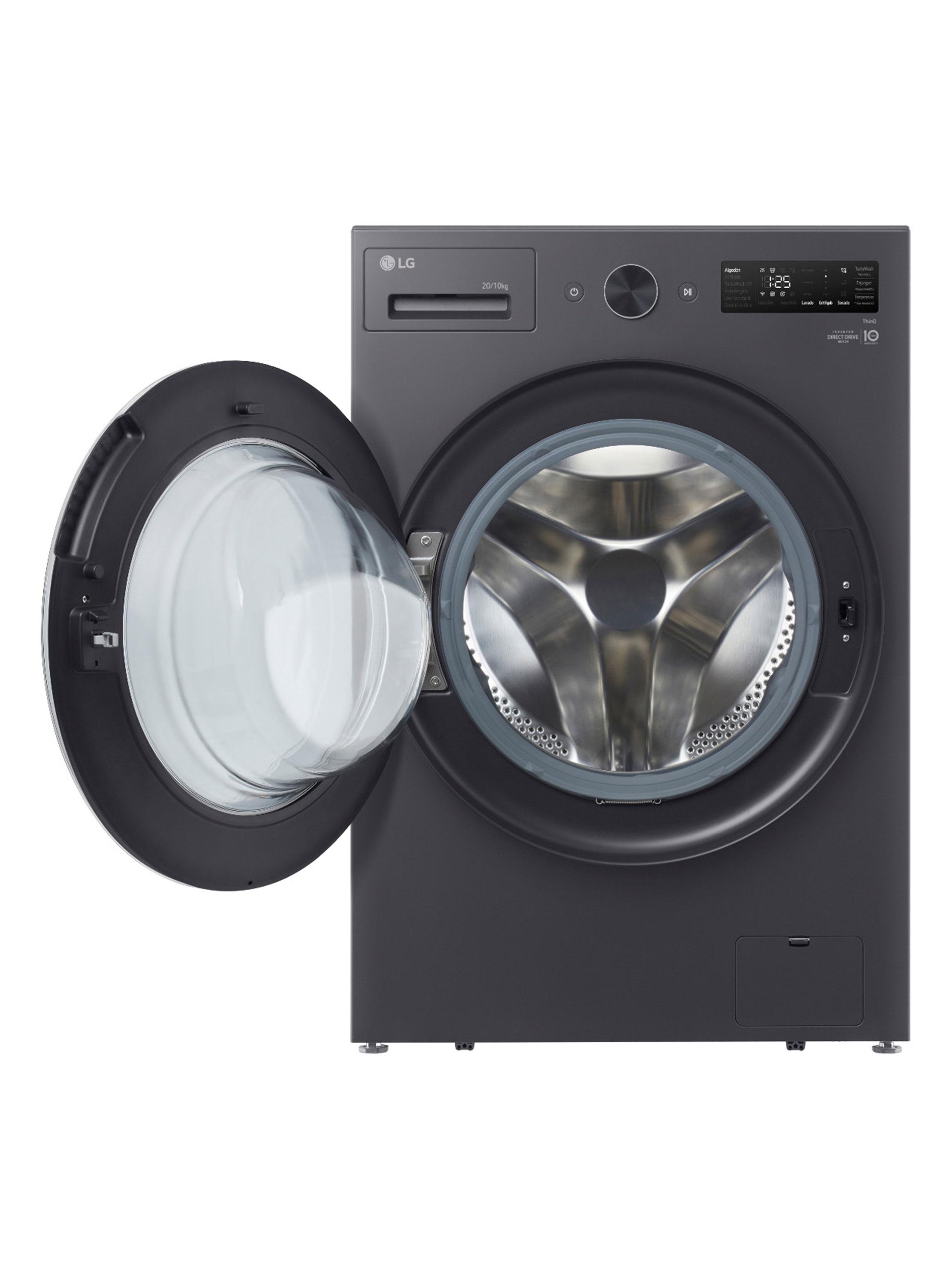 Lavadora Secadora Frontal 20/10 Kg WD20EGNTSPG LG-2