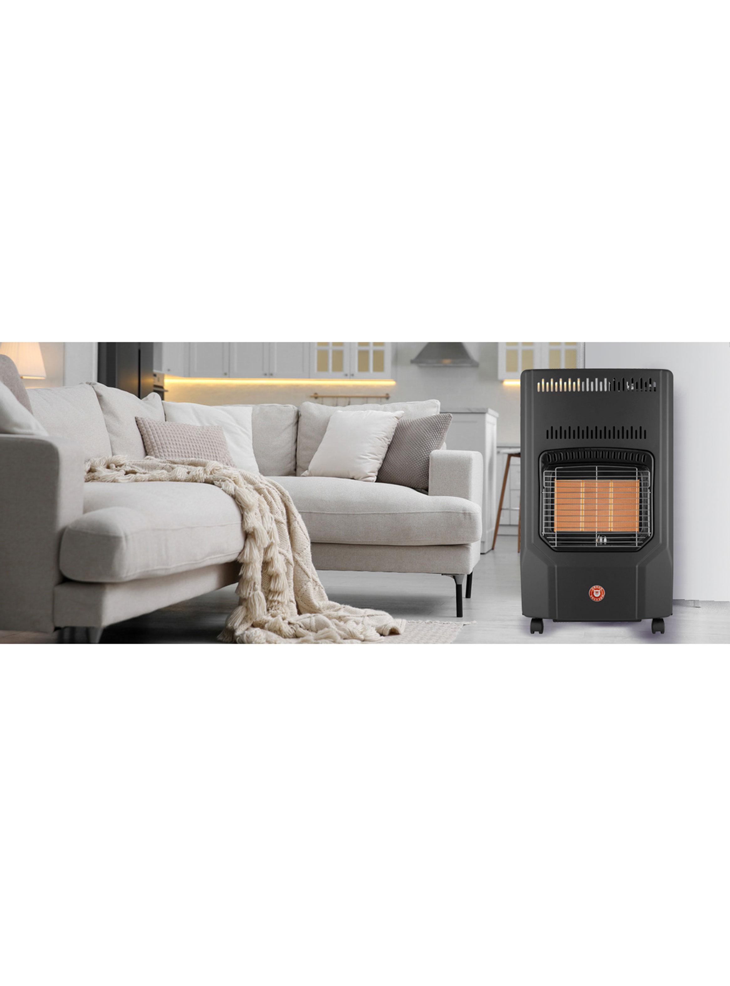 Estufa a Gas Infrarroja 15 Kg UT FRX-4200 Negro-5