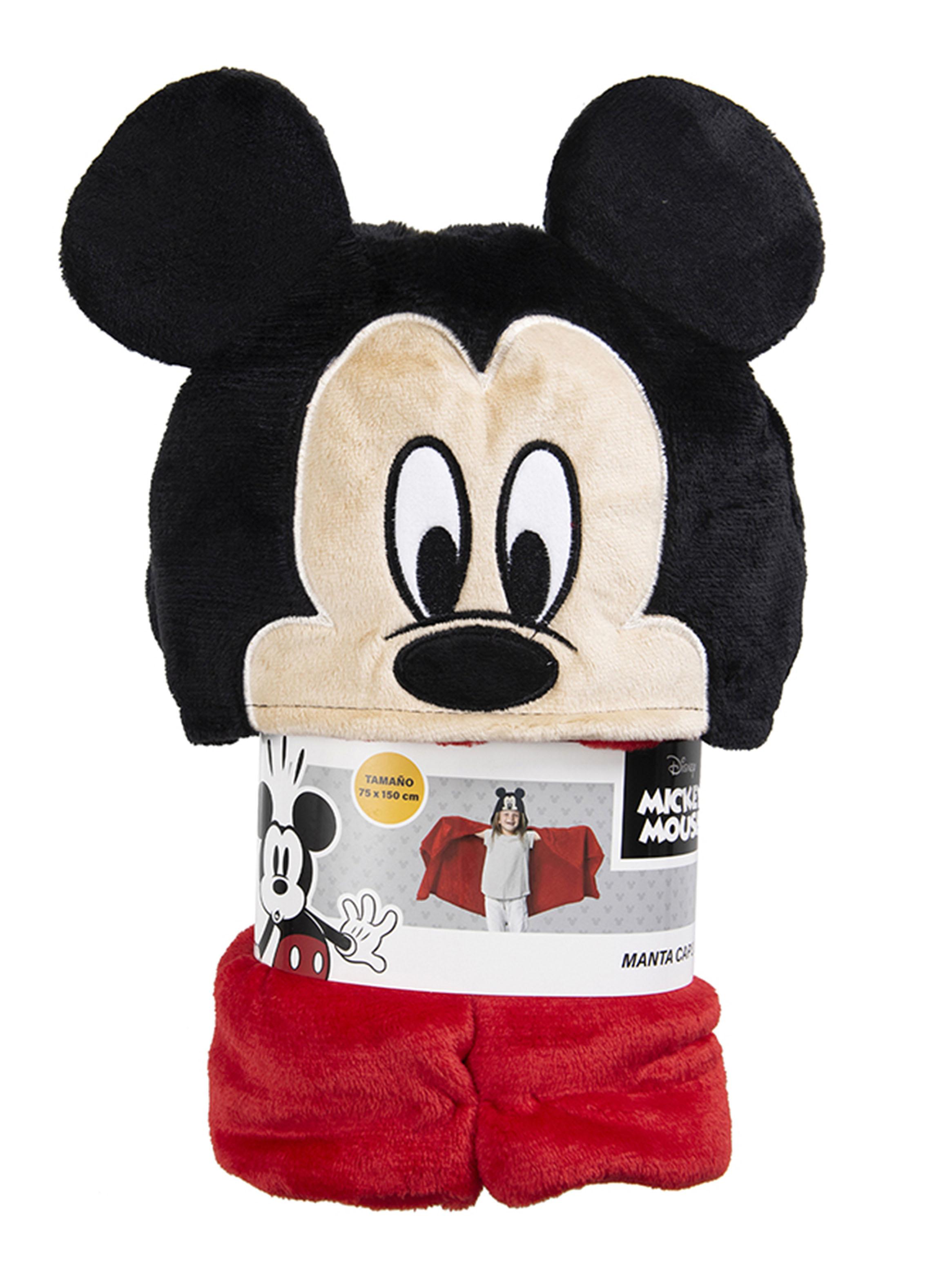 Manta Capucha Mickey 75x150 cm-2