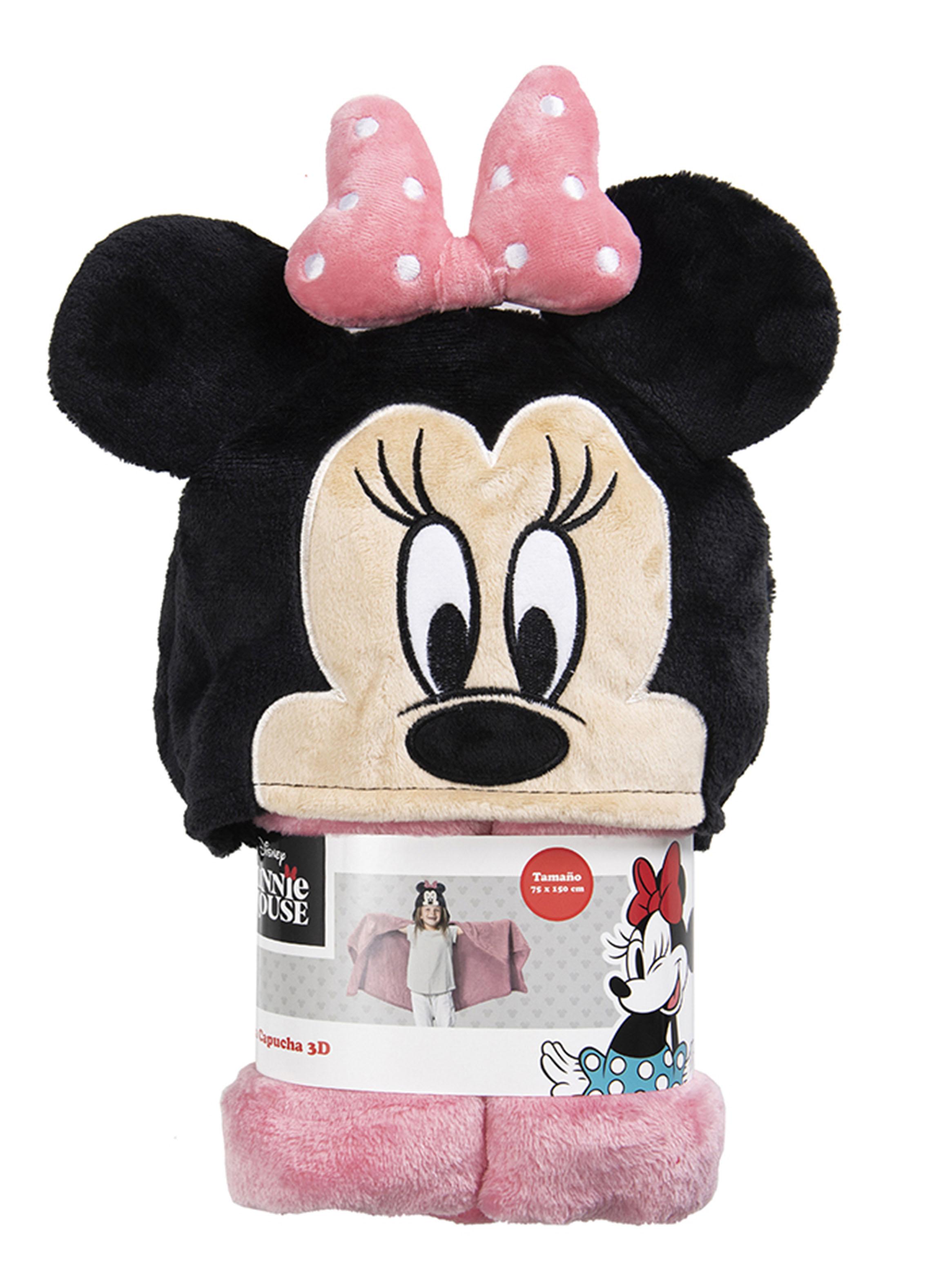 Manta Capucha Minnie 75x180 cm-2