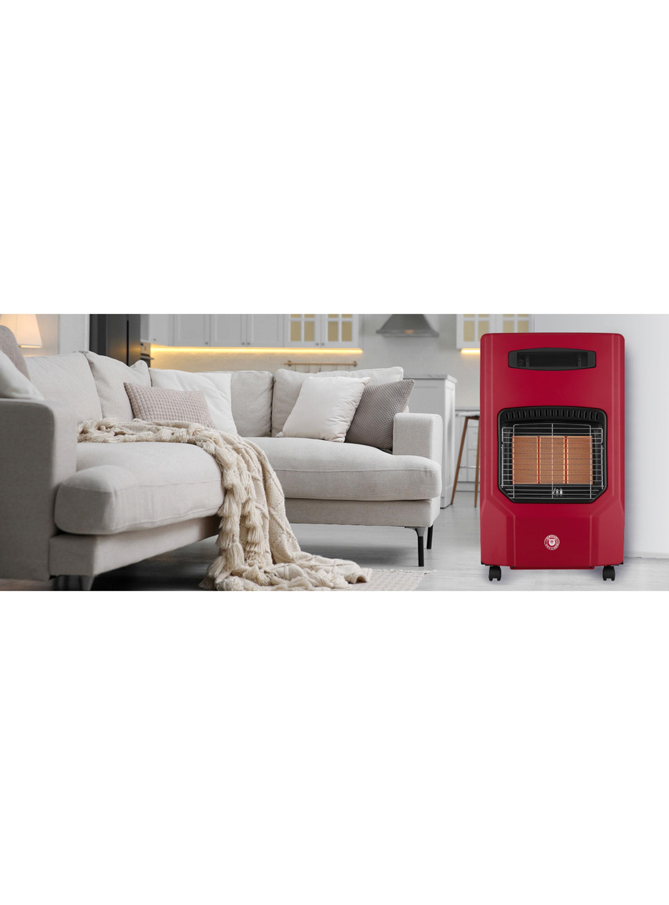 Estufa a Gas Infrarroja 15 Kg UT FRX-4200ET Rojo-5