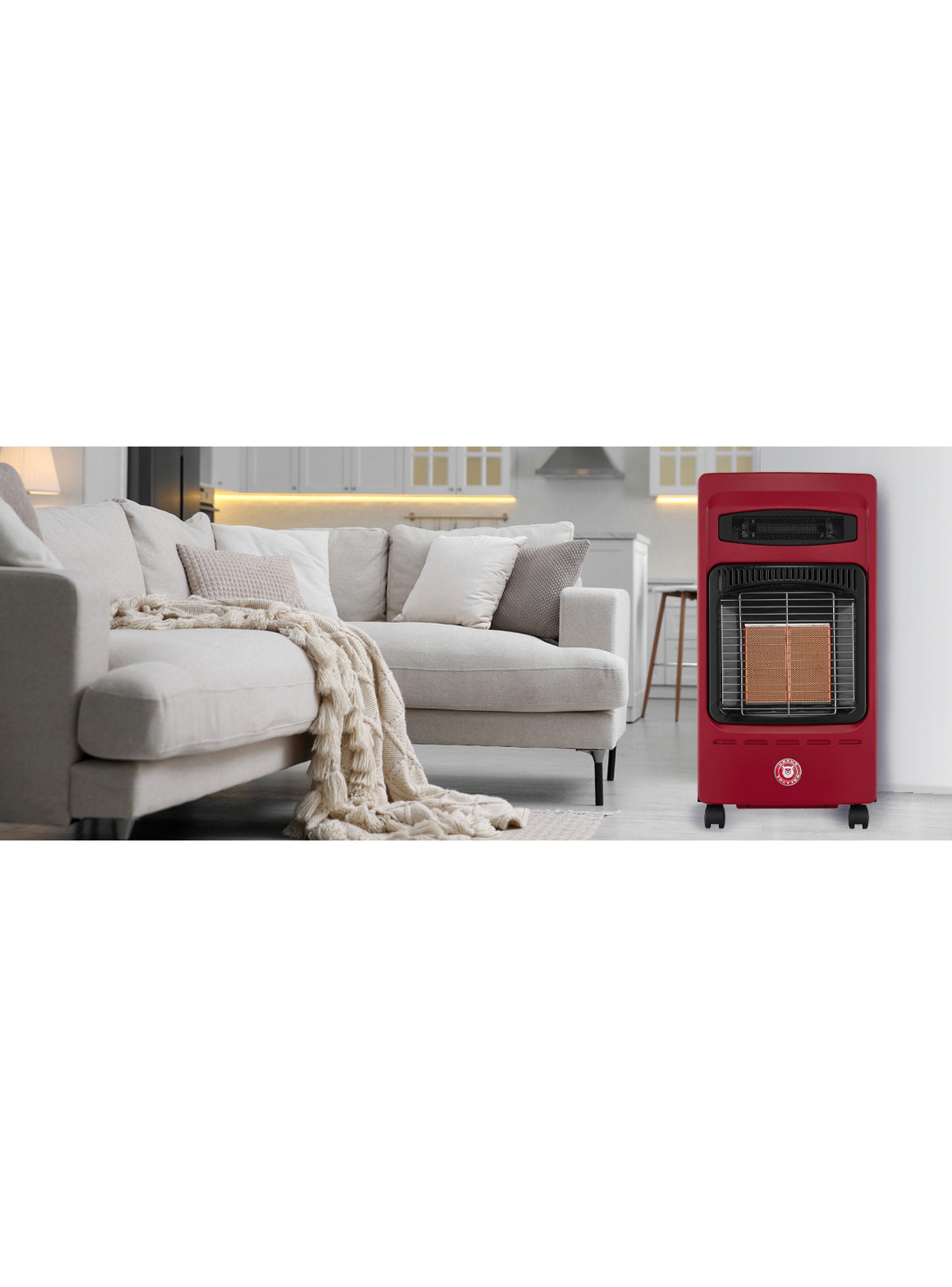 Estufa a Gas Infrarroja 5 Kg UT FRX-2800ET Rojo-5