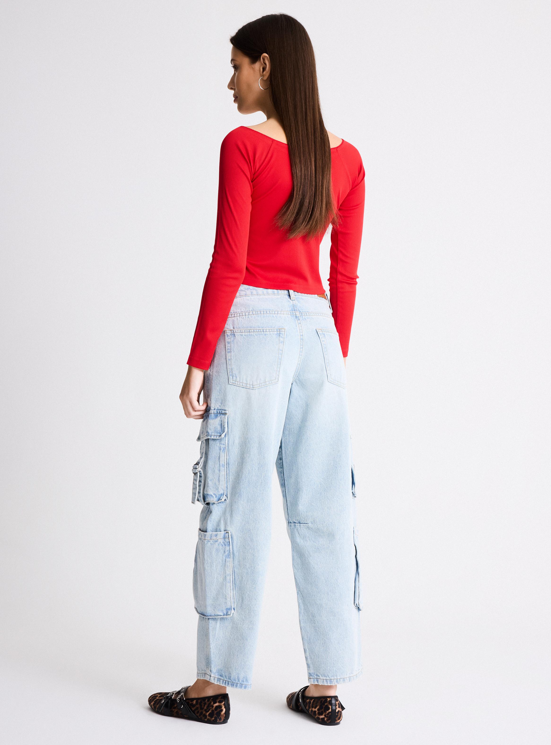 Jeans Balloon Cargo Multi Bolsillos-5