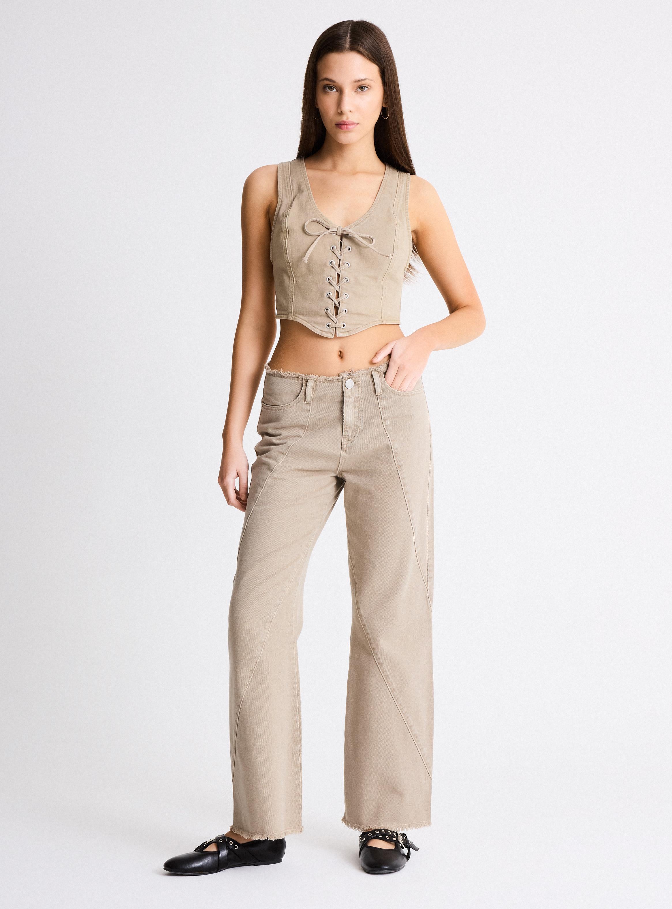 Jeans Straight Cortes Delanteros-4