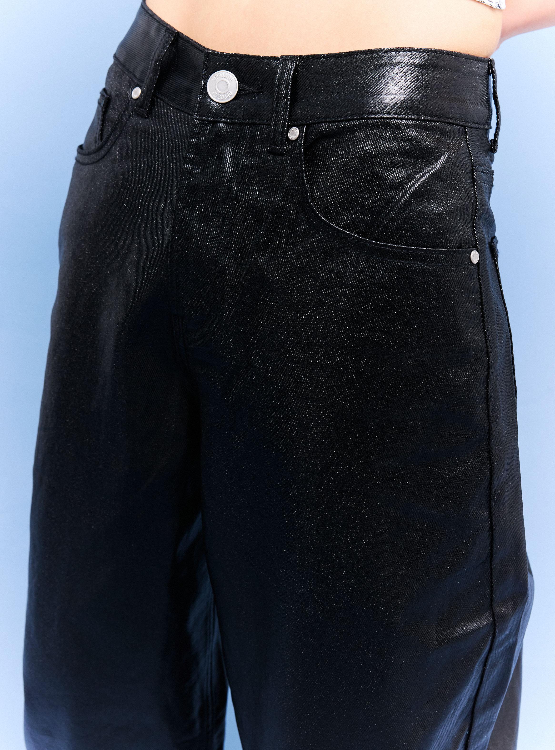 Jeans Balloon Coated Look-2