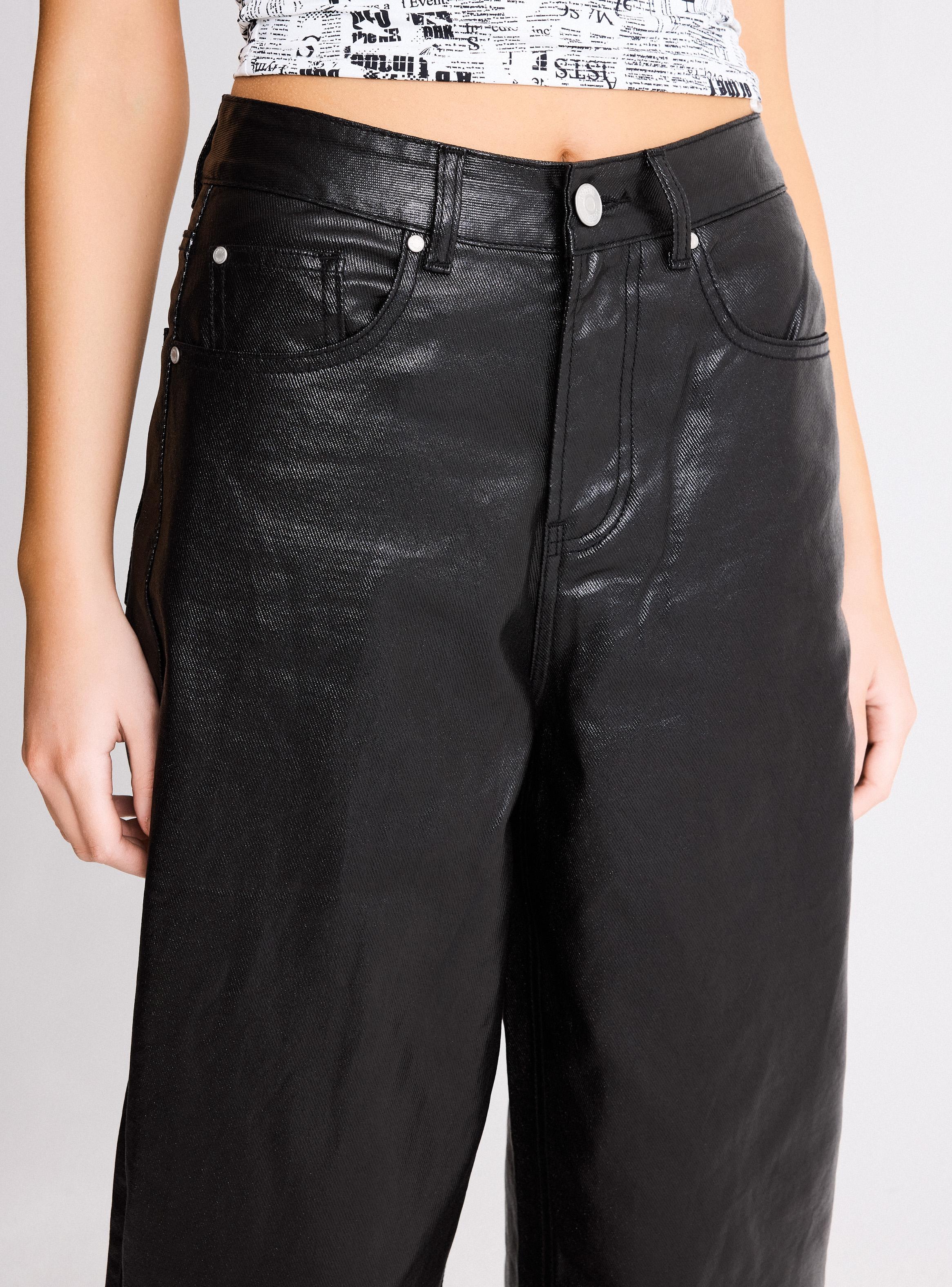 Jeans Balloon Coated Look-2