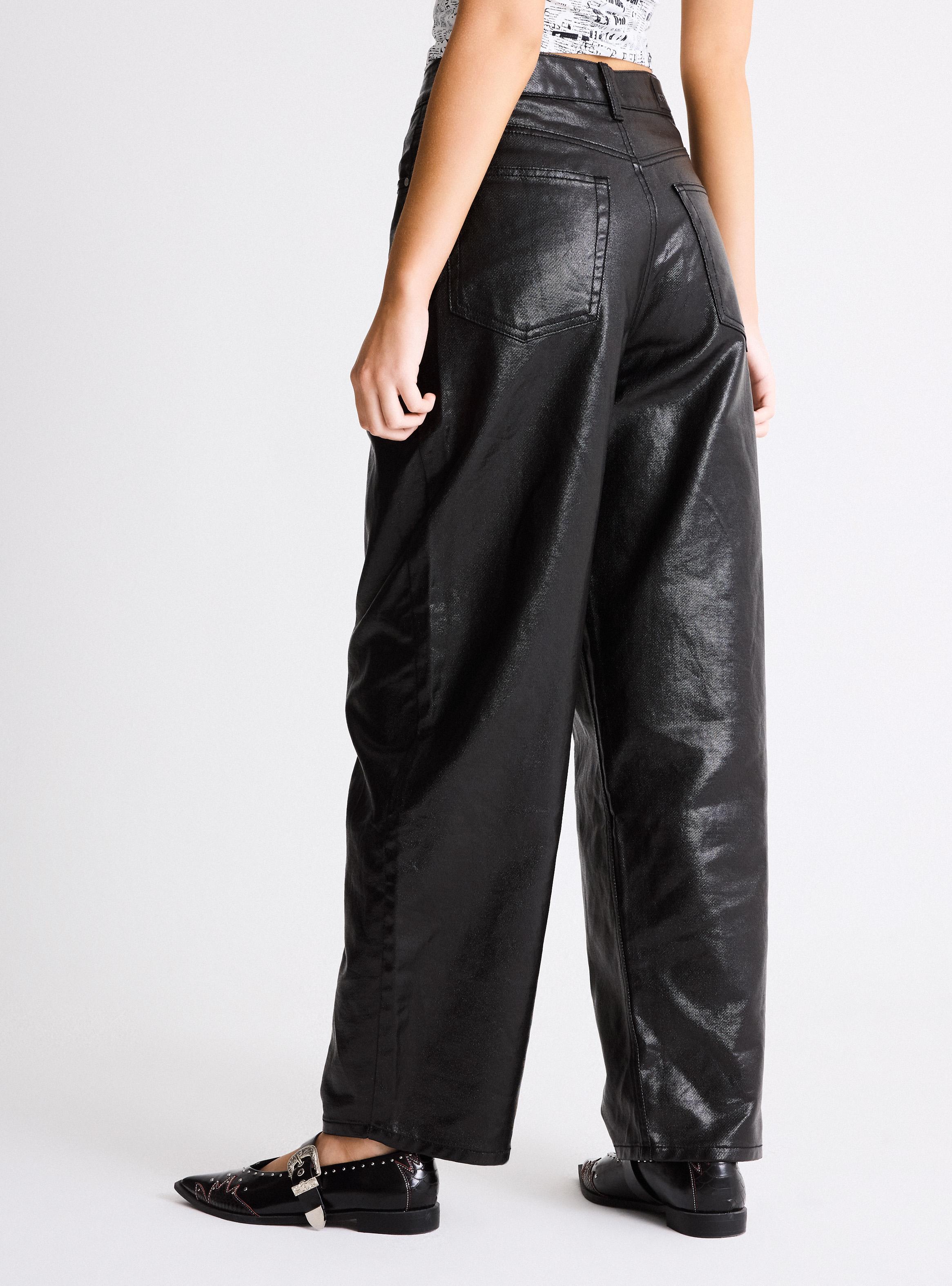 Jeans Balloon Coated Look-1