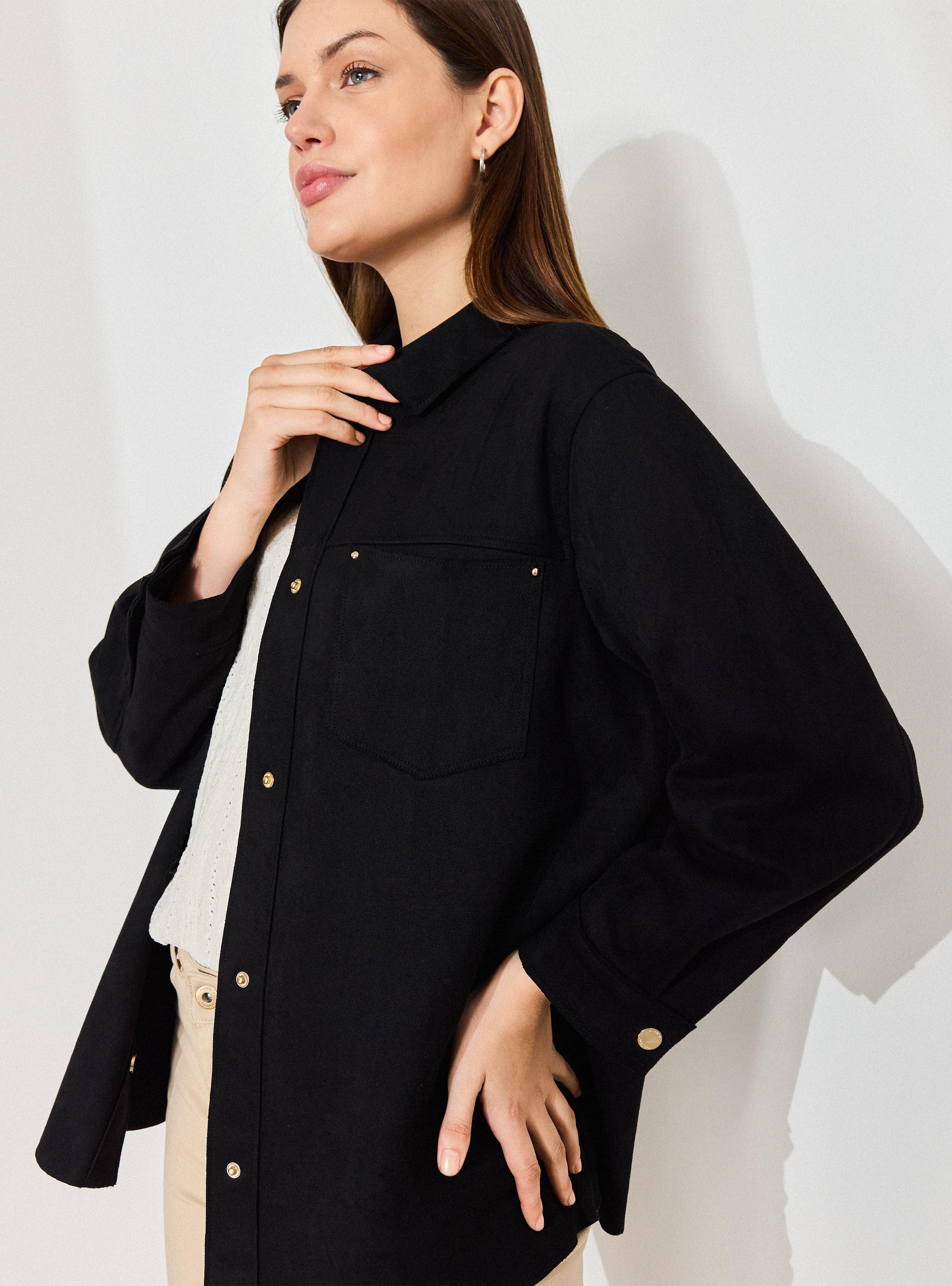 Chaqueta Sobre Camisa Agamuzada-2
